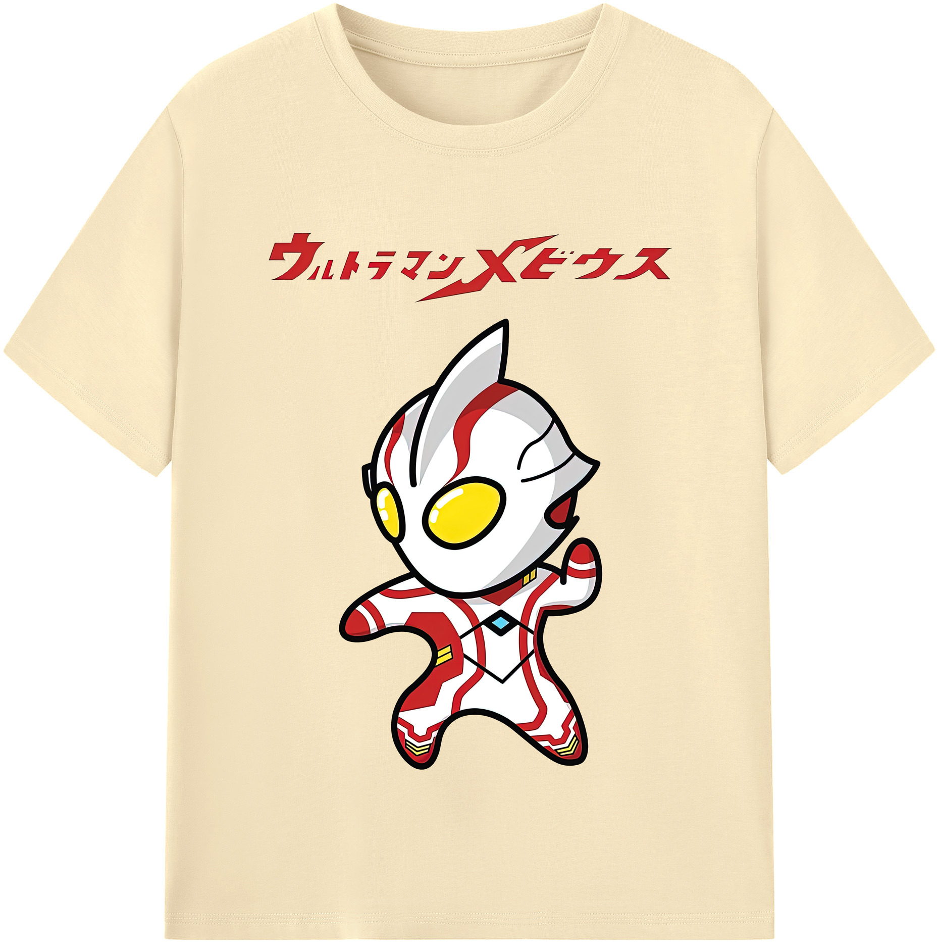 （画像用） ウルトラマン Ultraman 綿100％半袖Tシャツ（フロントプリント）