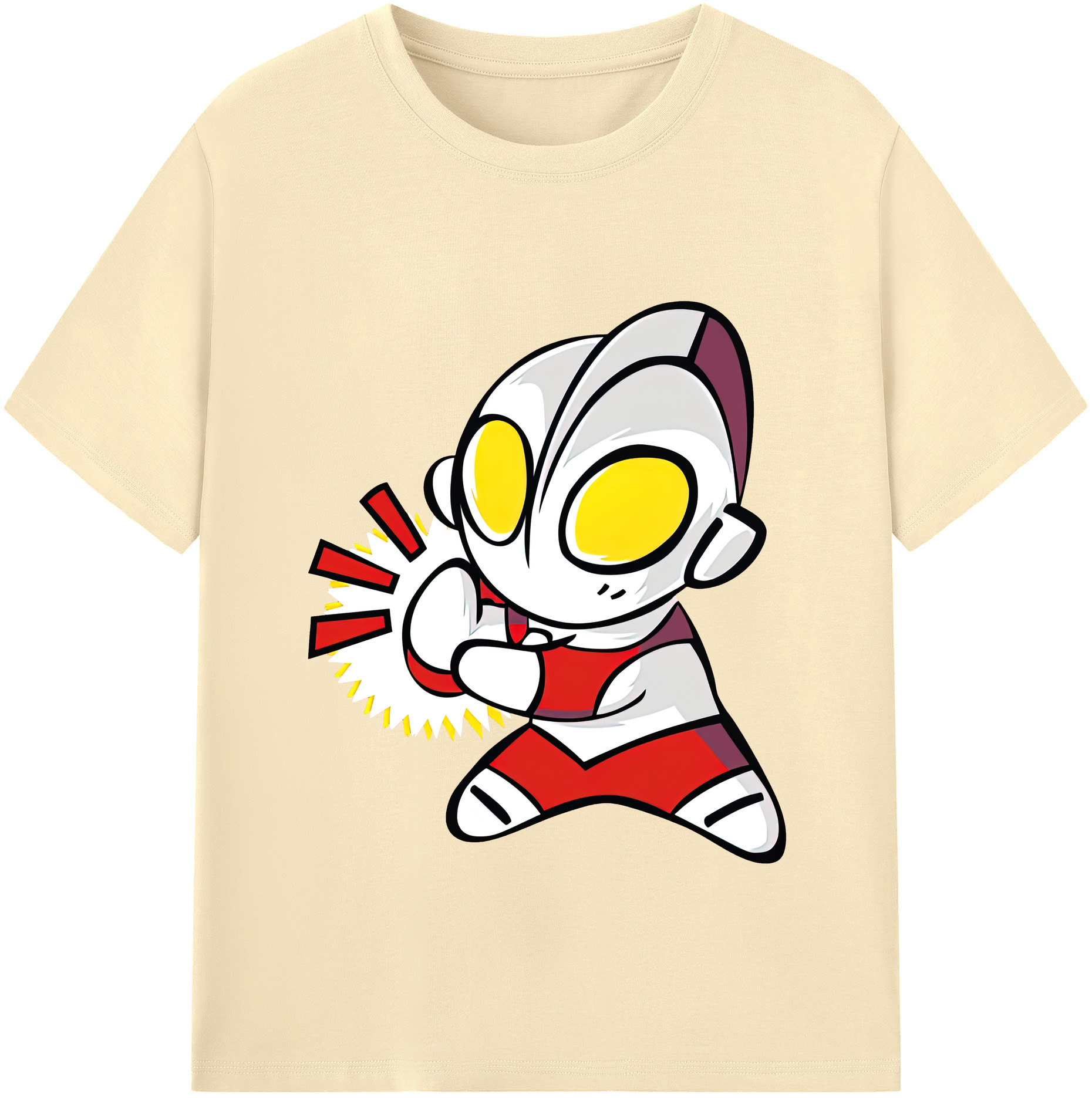 （画像用） ウルトラマン Ultraman 綿100％半袖Tシャツ（フロントプリント）