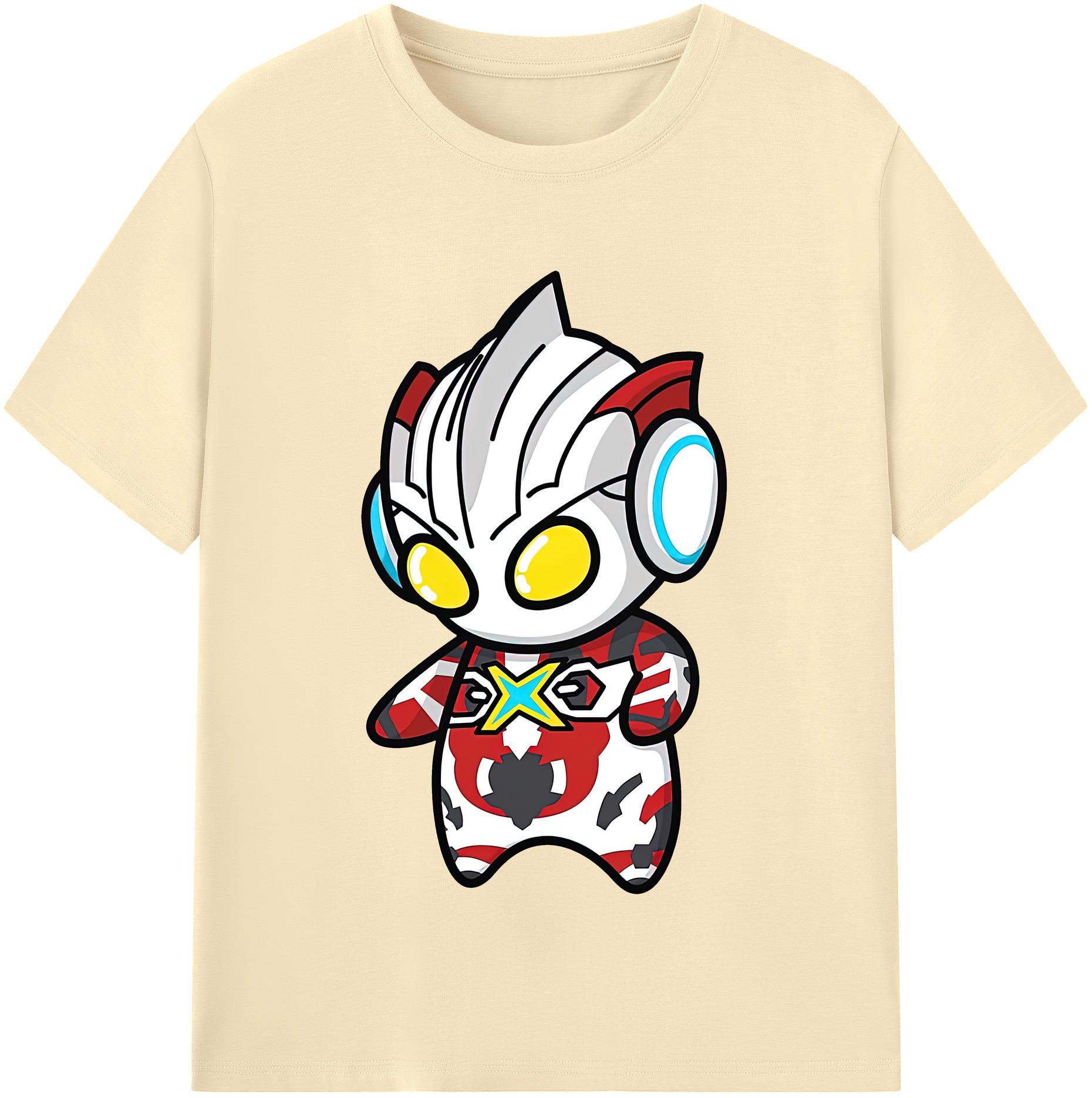 （画像用） ウルトラマン Ultraman 綿100％半袖Tシャツ（フロントプリント）