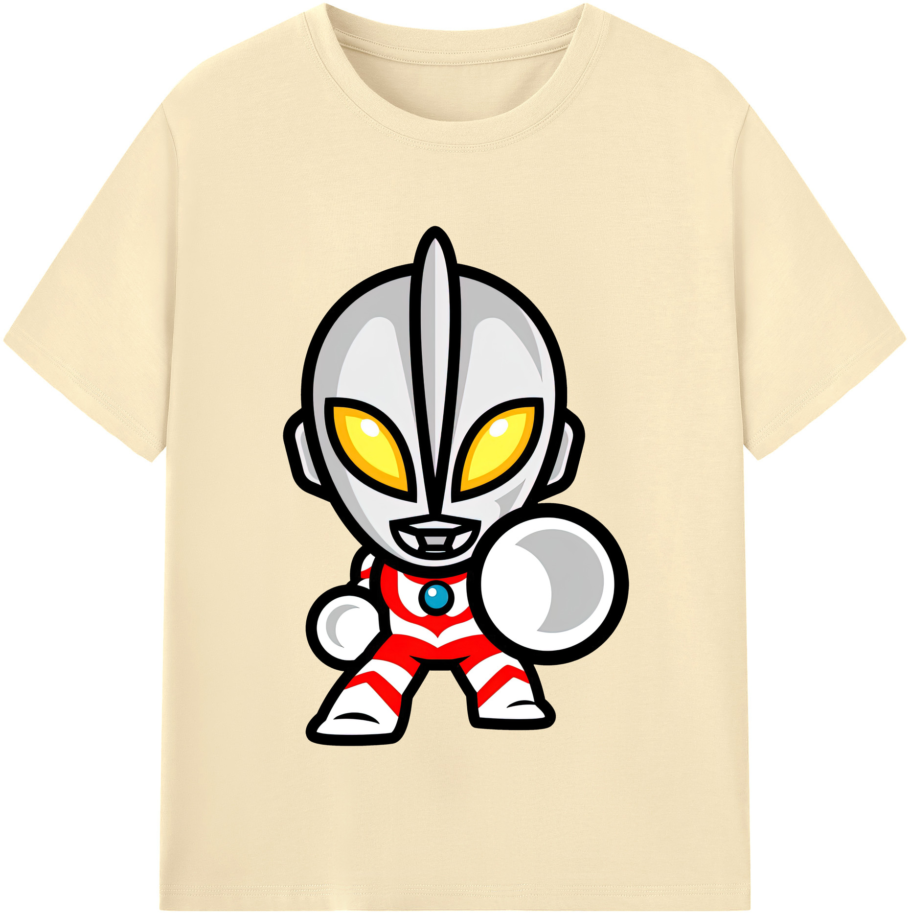 （画像用） ウルトラマン Ultraman 綿100％半袖Tシャツ（フロントプリント）