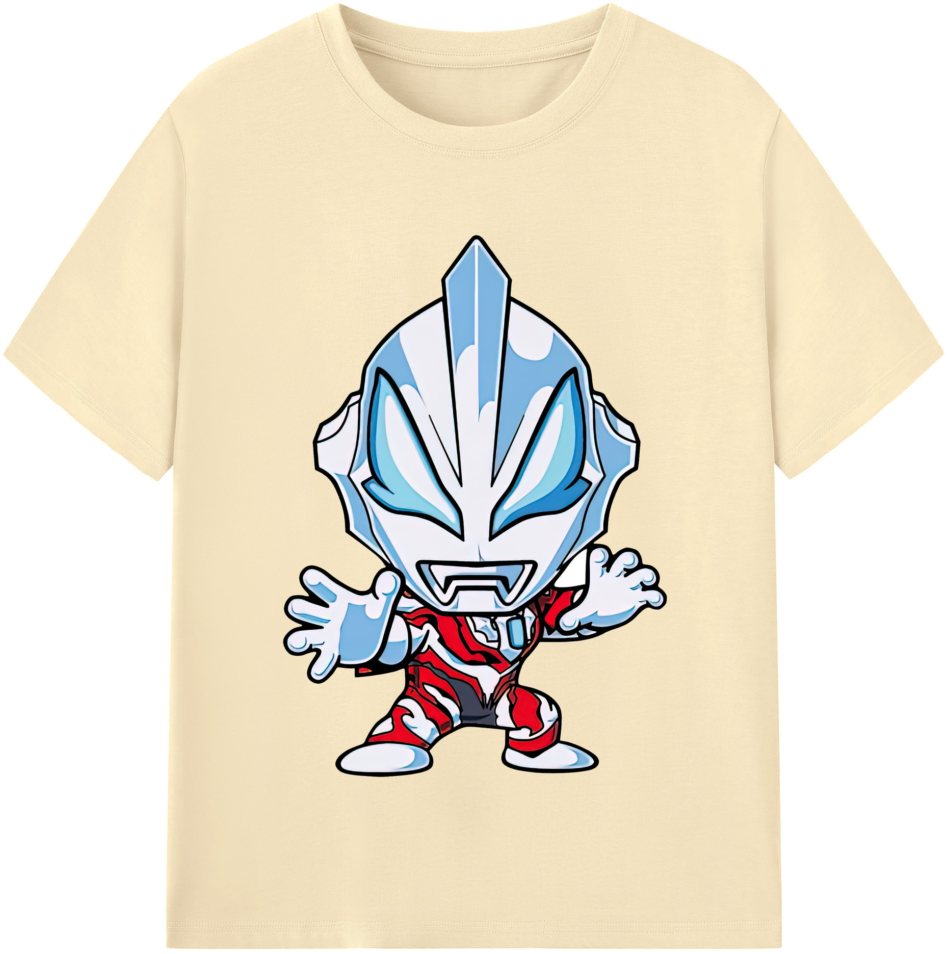 （画像用） ウルトラマン Ultraman 綿100％半袖Tシャツ（フロントプリント）