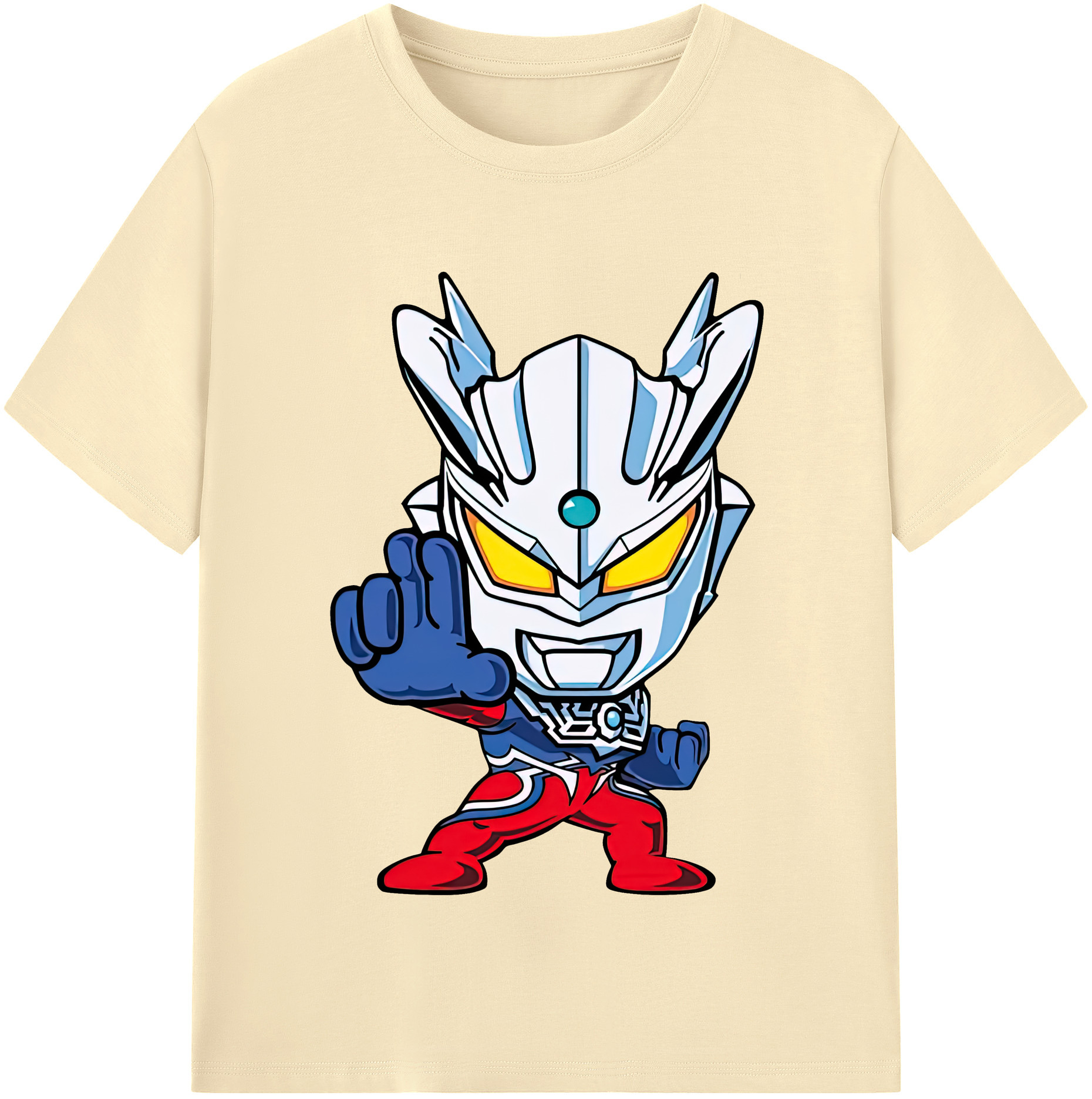 （画像用） ウルトラマン Ultraman 綿100％半袖Tシャツ（フロントプリント）