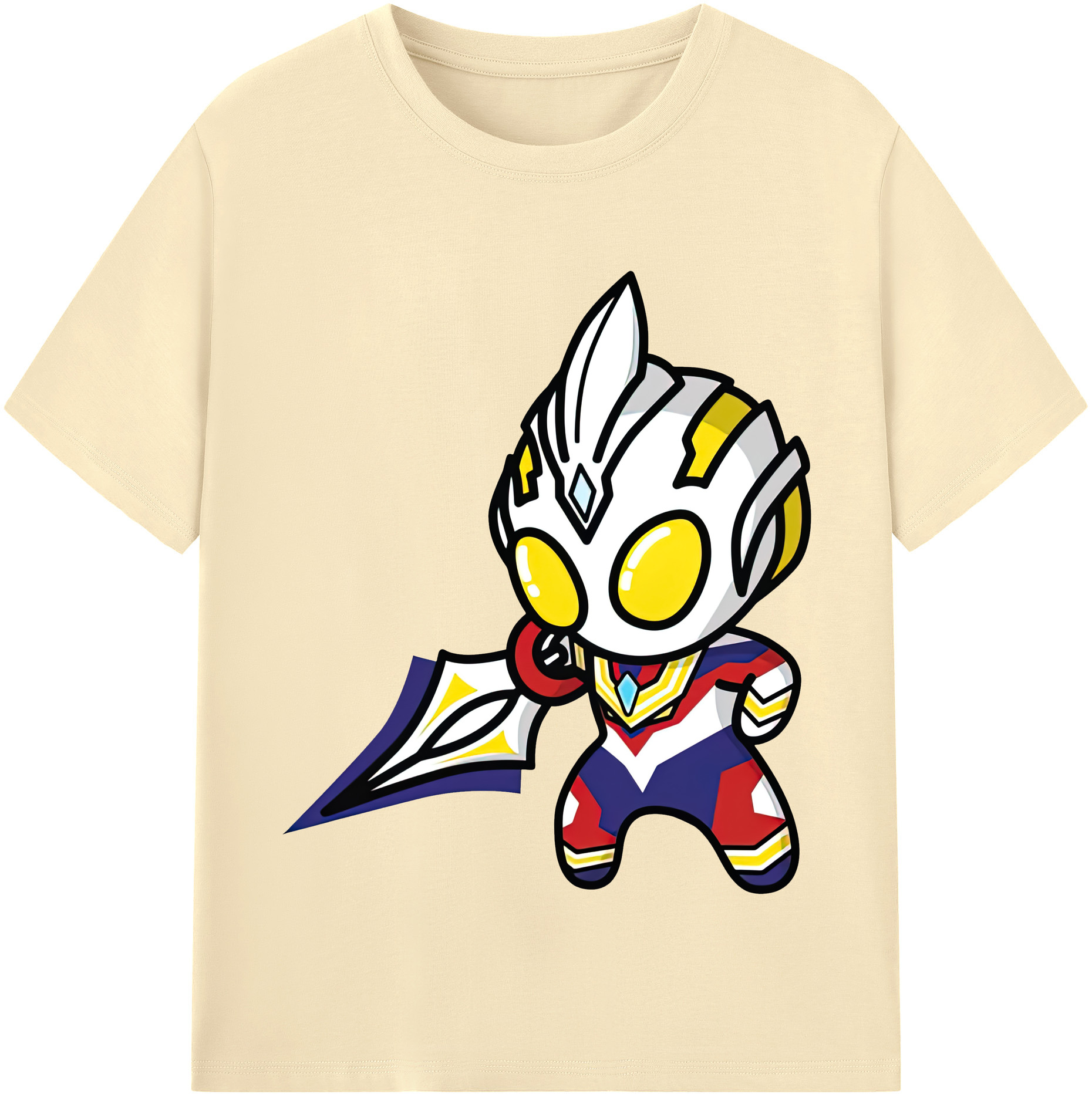 （画像用） ウルトラマン Ultraman 綿100％半袖Tシャツ（フロントプリント）