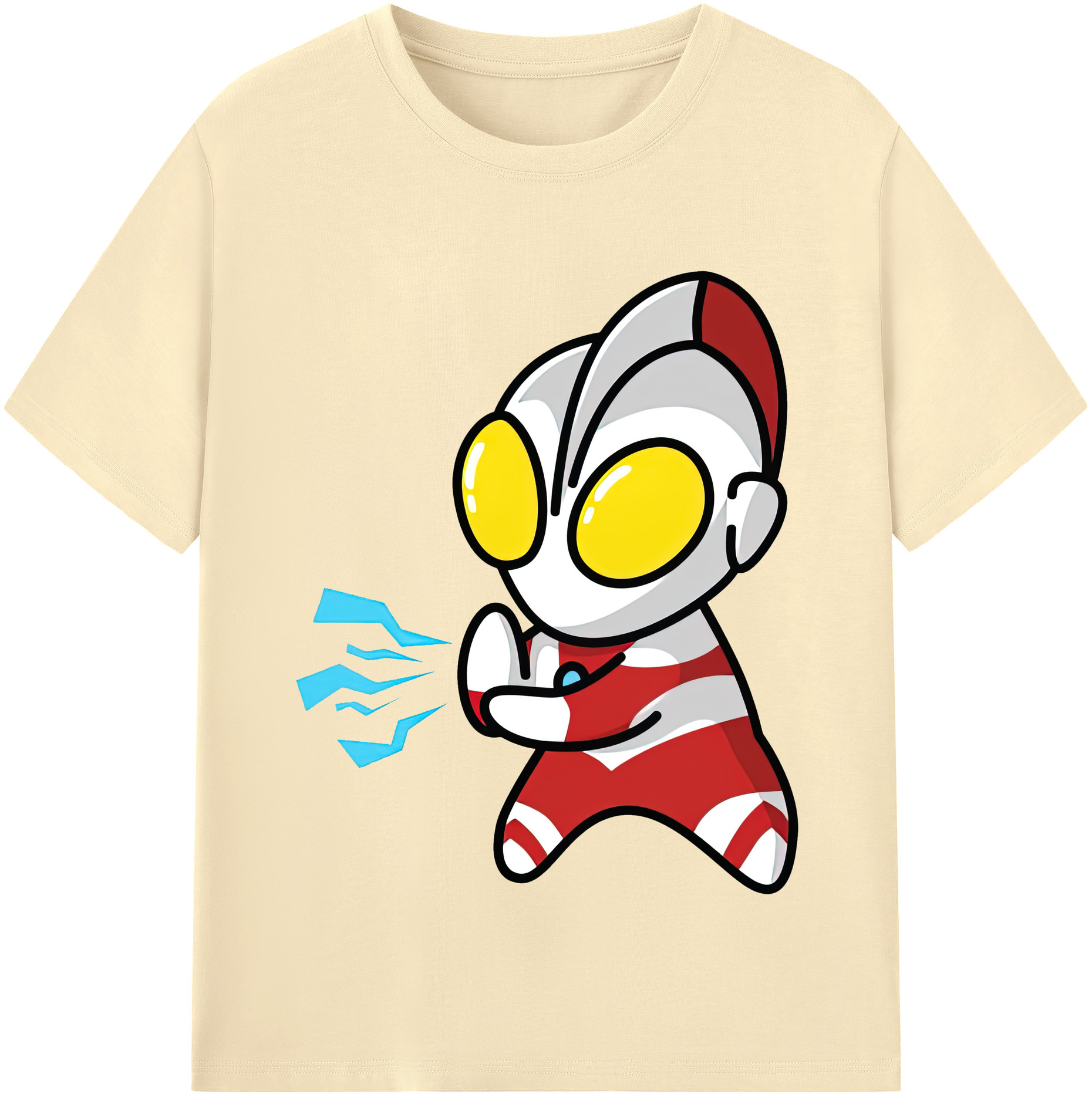 （画像用） ウルトラマン Ultraman 綿100％半袖Tシャツ（フロントプリント）