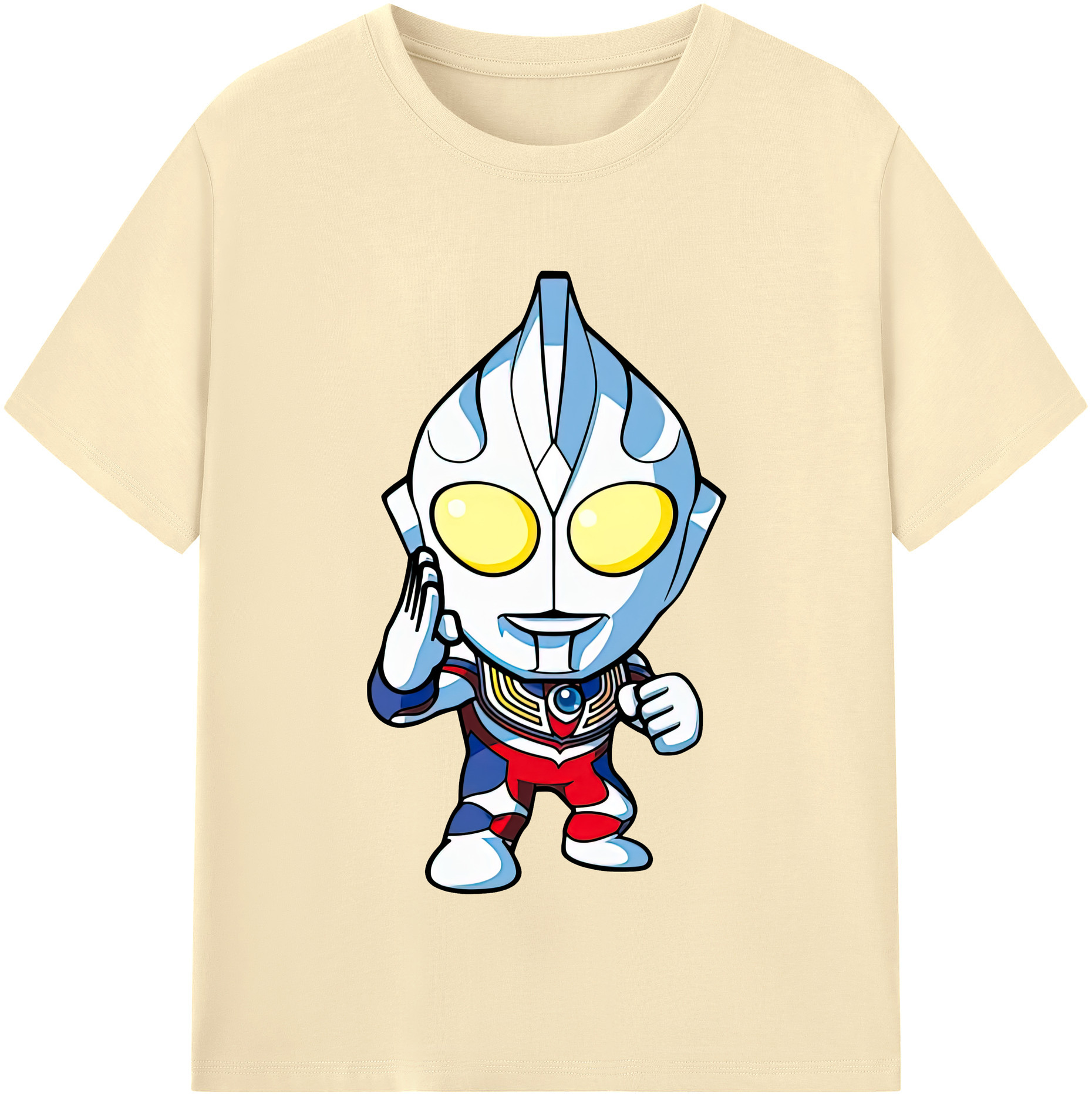 （画像用） ウルトラマン Ultraman 綿100％半袖Tシャツ（フロントプリント）