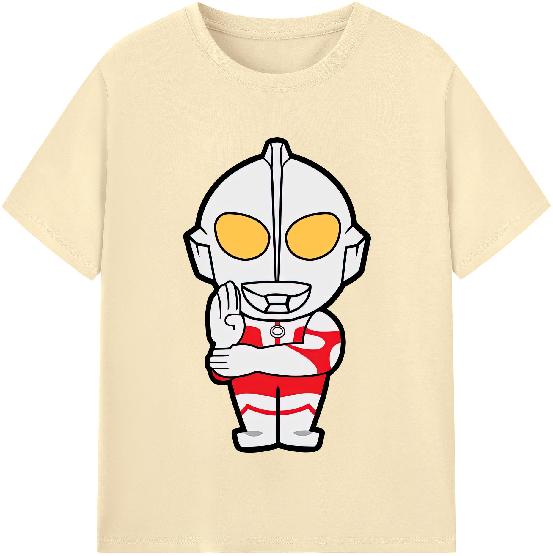 （画像用） ウルトラマン Ultraman 綿100％半袖Tシャツ（フロントプリント）