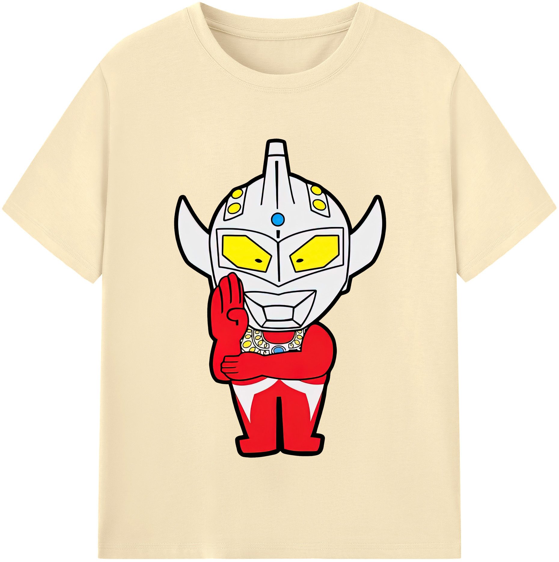 （画像用） ウルトラマン Ultraman 綿100％半袖Tシャツ（フロントプリント）