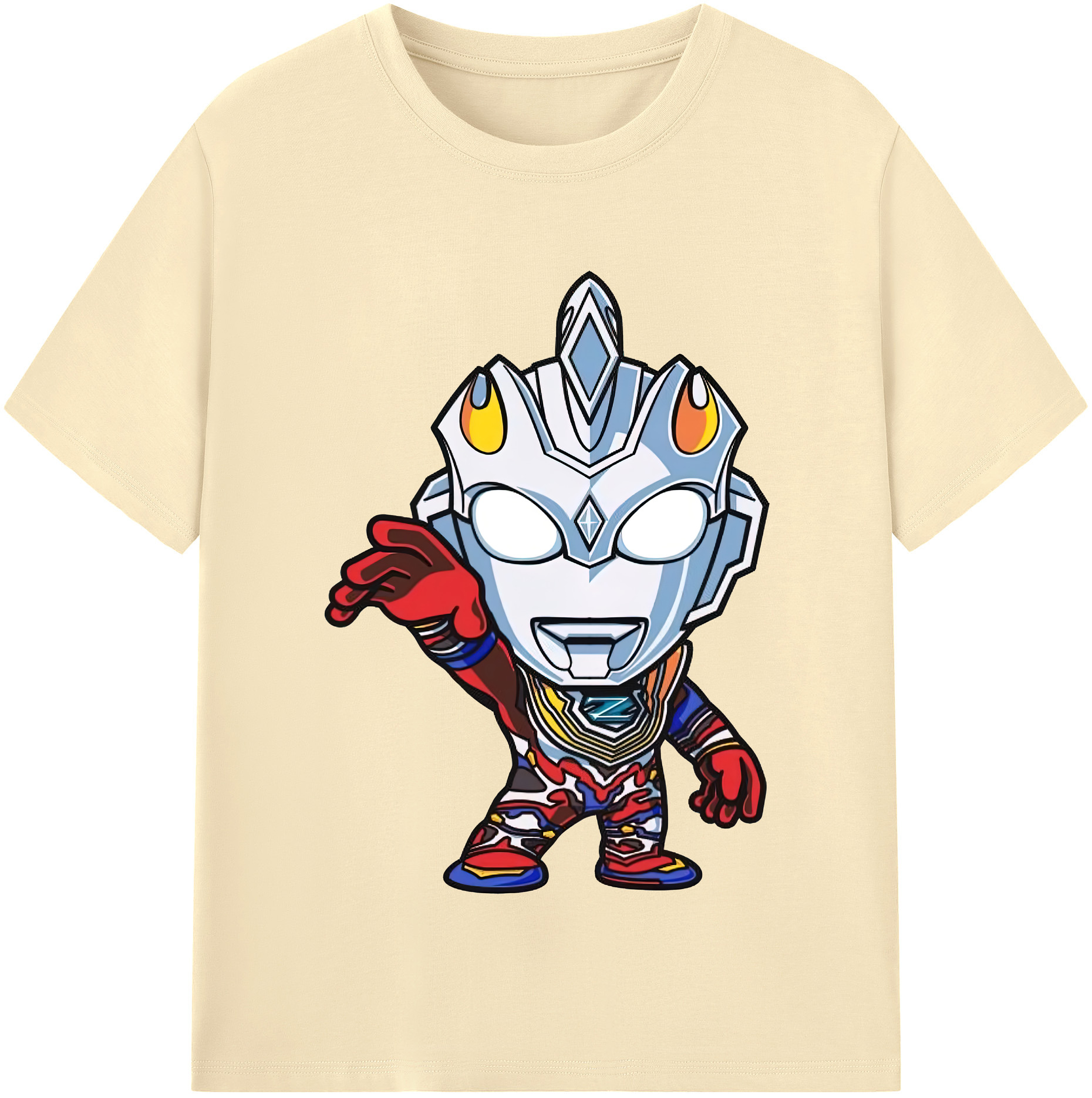 （画像用） ウルトラマン Ultraman 綿100％半袖Tシャツ（フロントプリント）