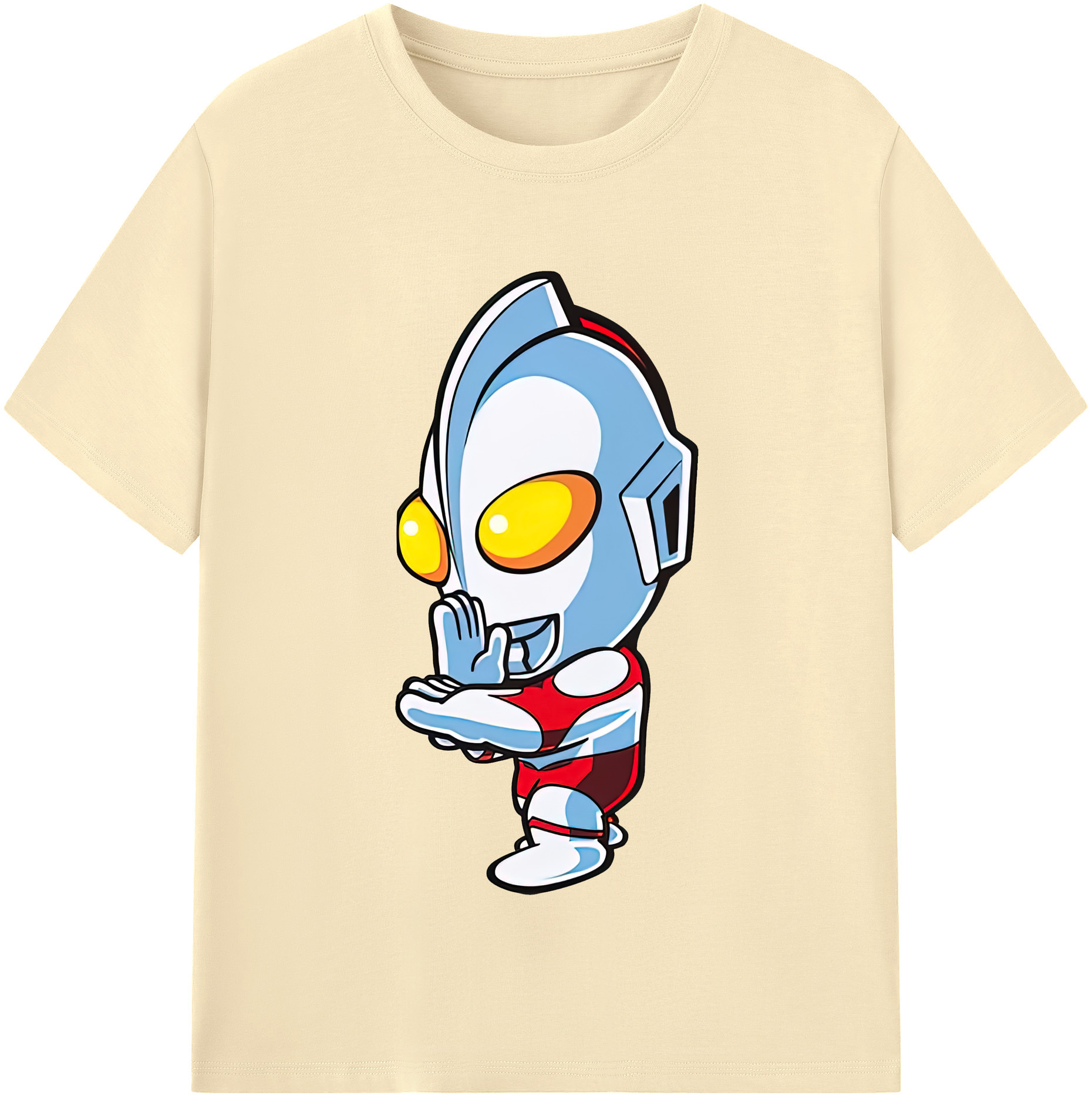 （画像用） ウルトラマン Ultraman 綿100％半袖Tシャツ（フロントプリント）