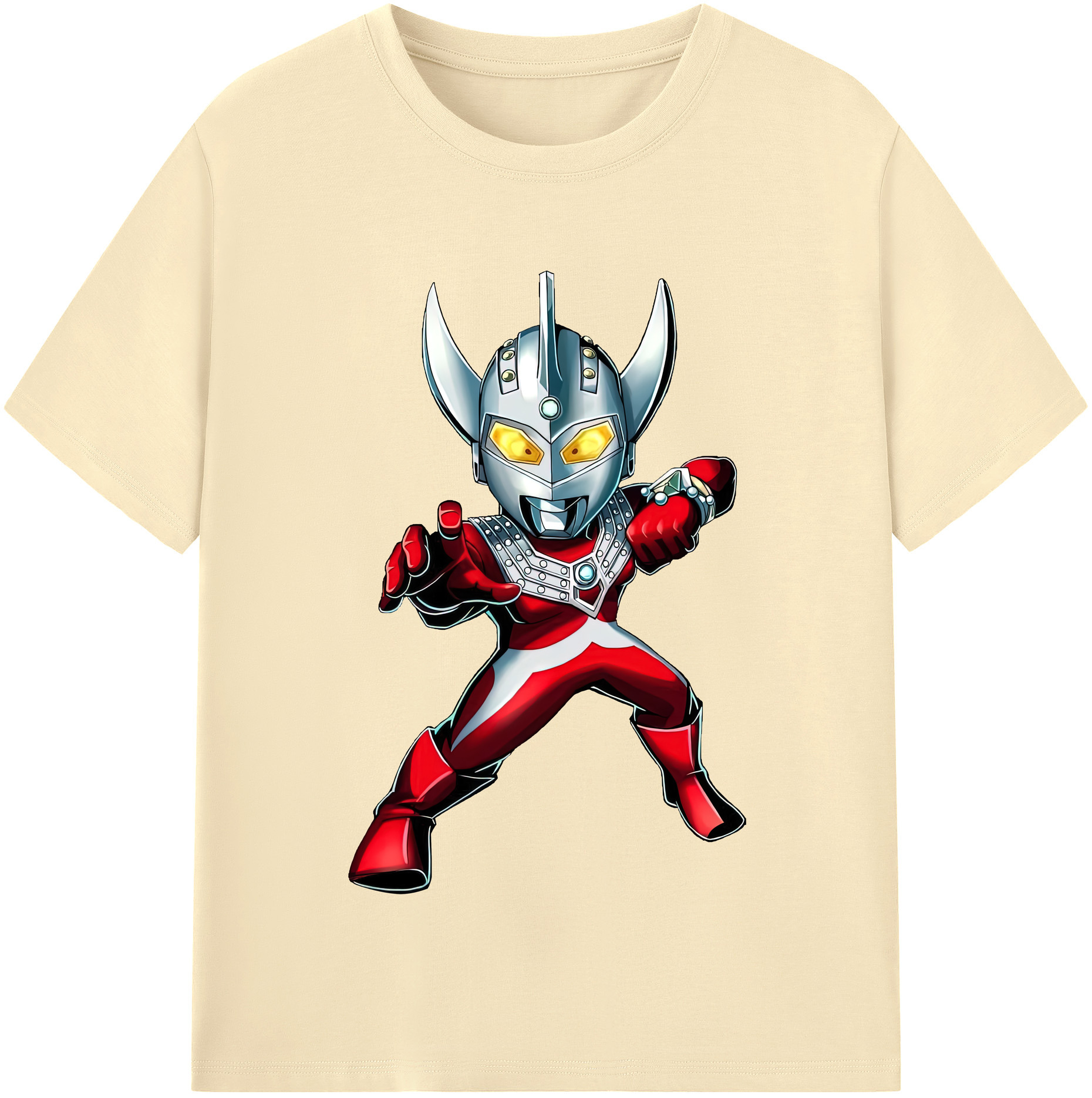（画像用） ウルトラマン Ultraman 綿100％半袖Tシャツ（フロントプリント）