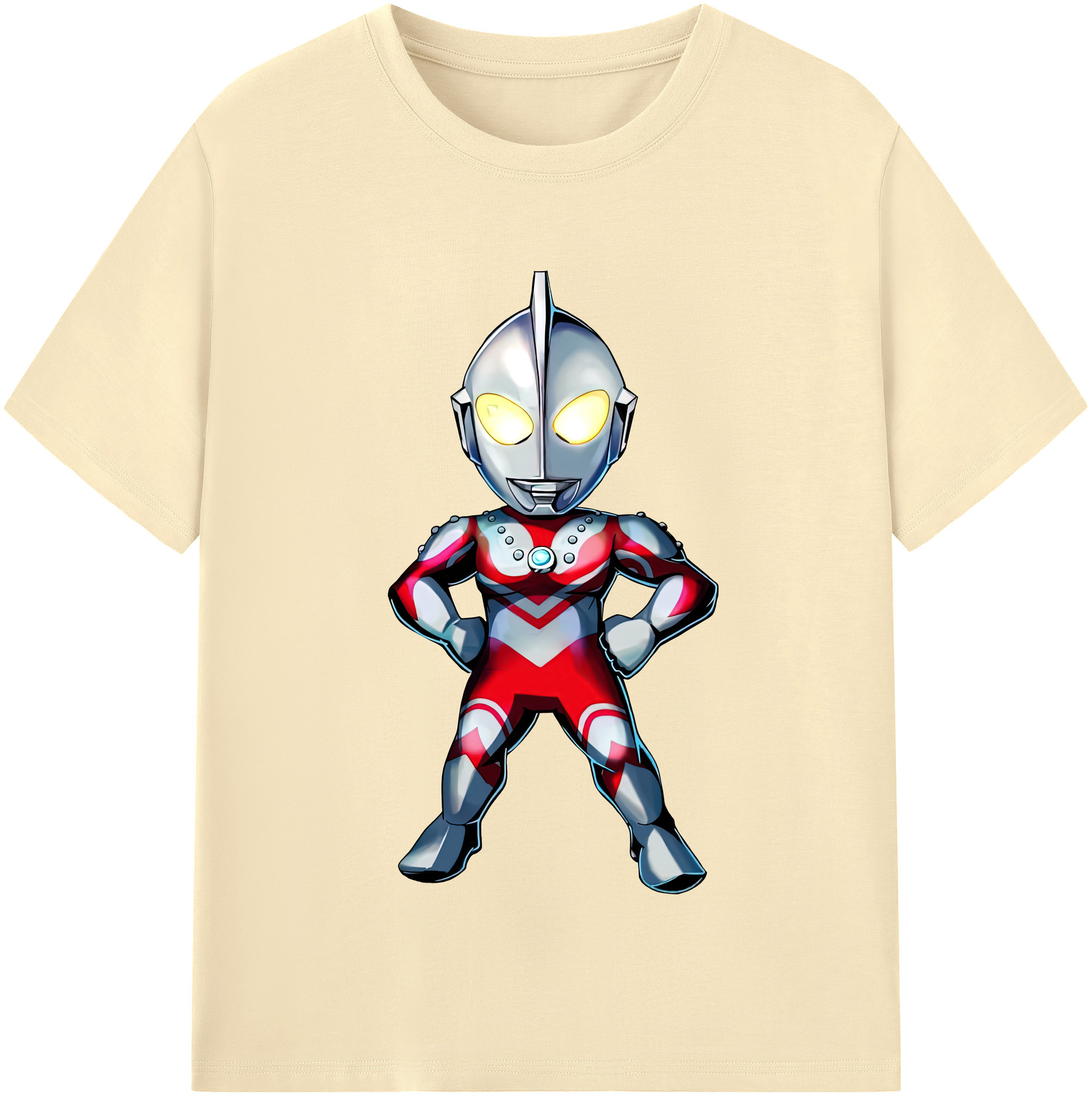 （画像用） ウルトラマン Ultraman 綿100％半袖Tシャツ（フロントプリント）