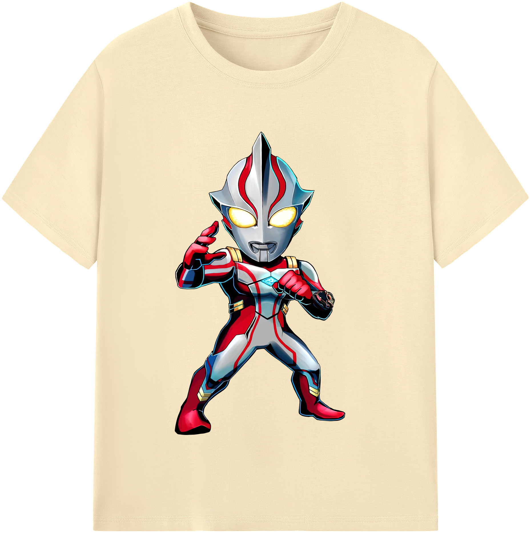 （画像用） ウルトラマン Ultraman 綿100％半袖Tシャツ（フロントプリント）