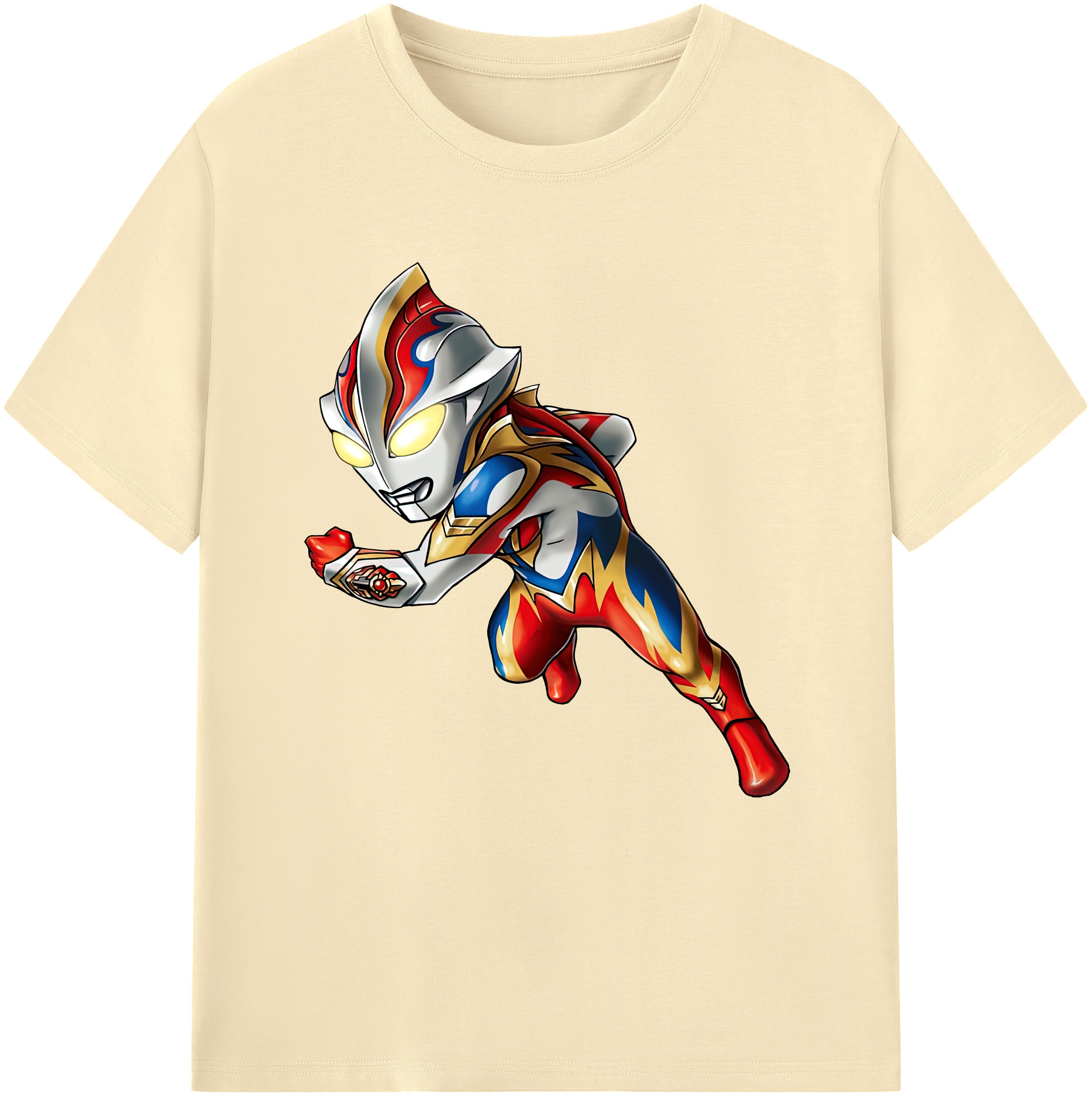 （画像用） ウルトラマン Ultraman 綿100％半袖Tシャツ（フロントプリント）
