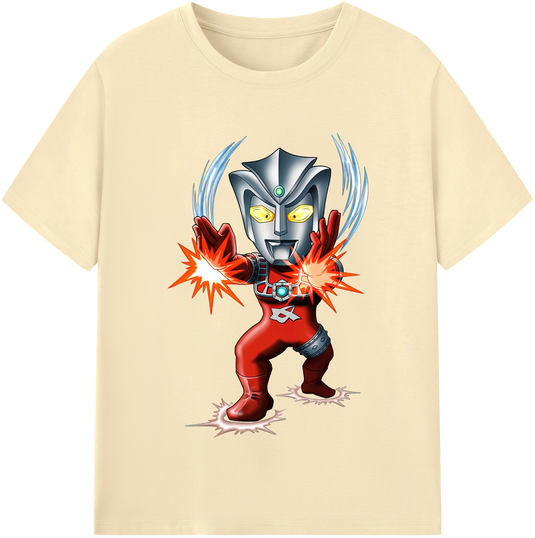 （画像用） ウルトラマン Ultraman 綿100％半袖Tシャツ（フロントプリント）