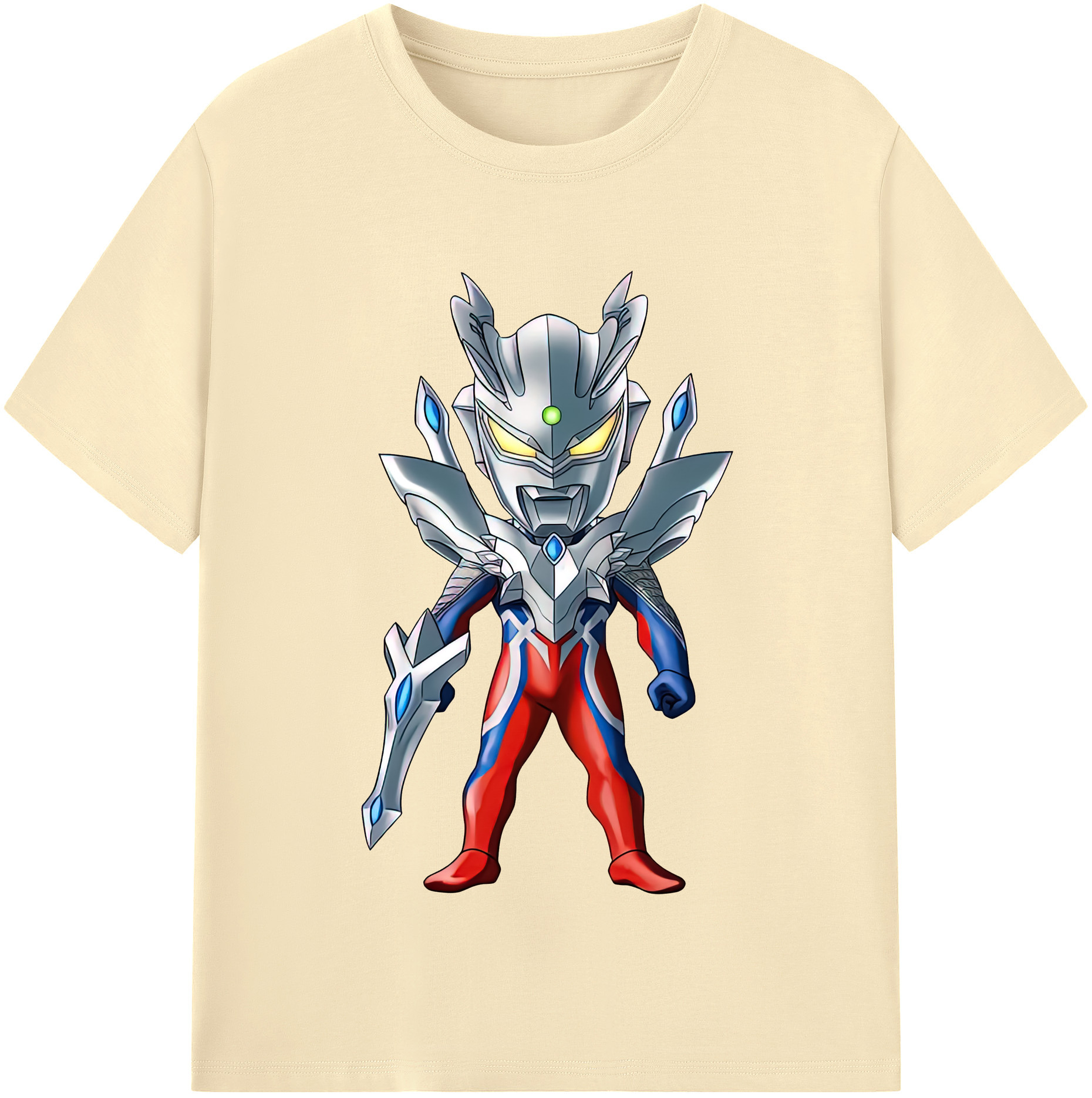 （画像用） ウルトラマン Ultraman 綿100％半袖Tシャツ（フロントプリント）