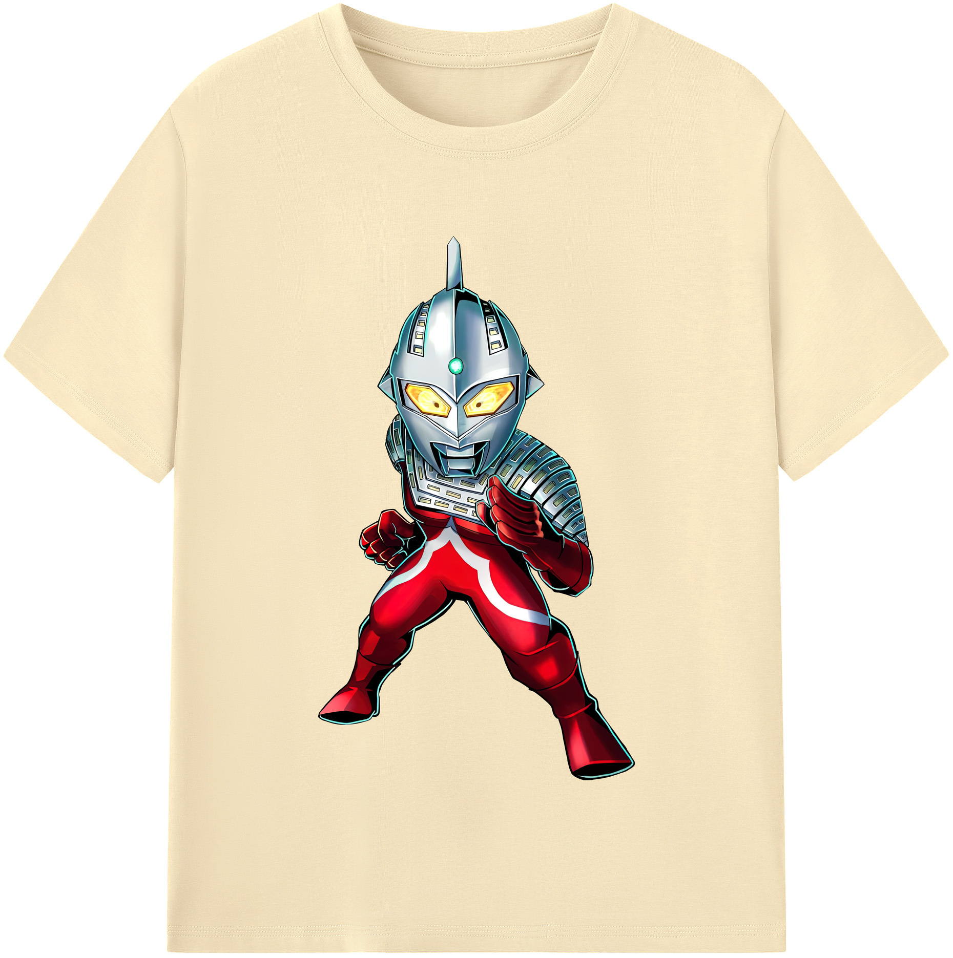 （画像用） ウルトラマン Ultraman 綿100％半袖Tシャツ（フロントプリント）