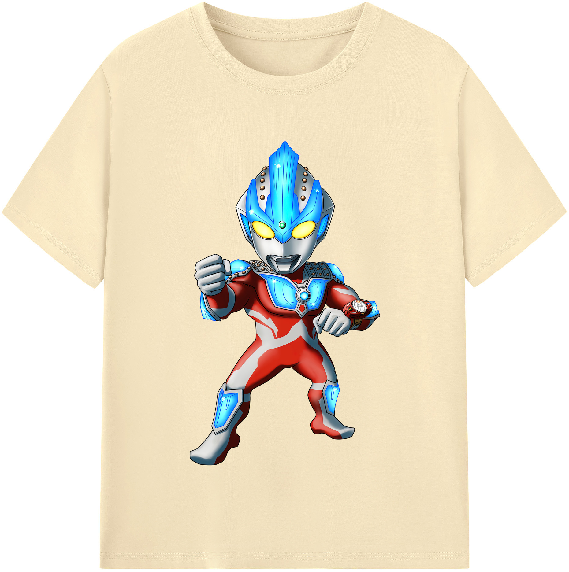 （画像用） ウルトラマン Ultraman 綿100％半袖Tシャツ（フロントプリント）