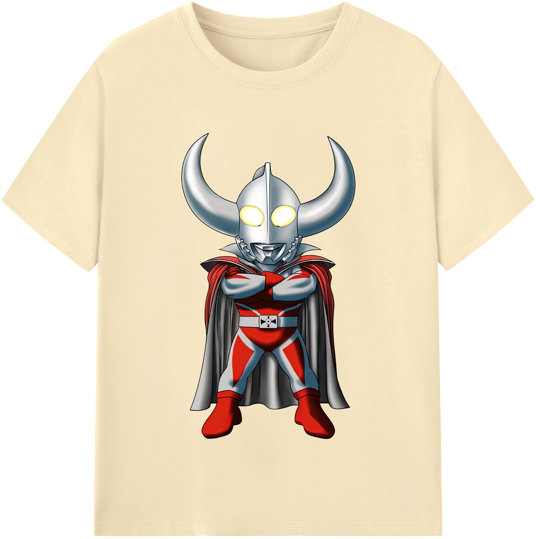 （画像用） ウルトラマン Ultraman 綿100％半袖Tシャツ（フロントプリント）
