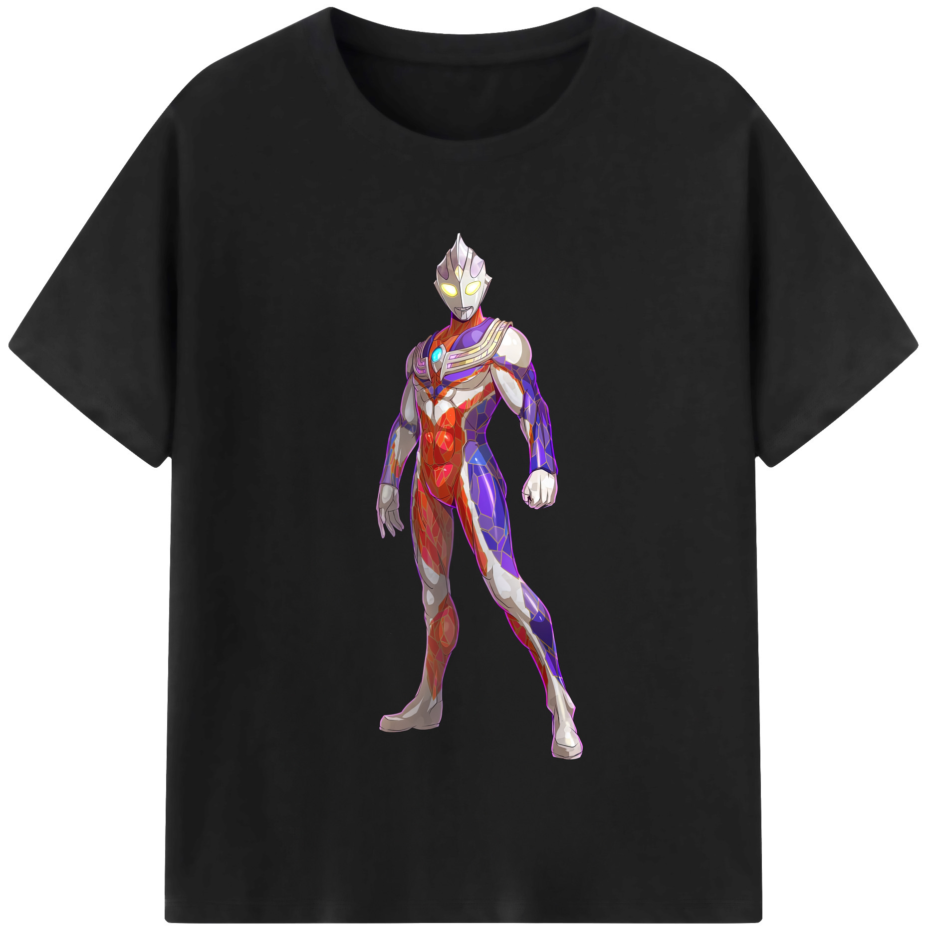（画像用） ウルトラマン Ultraman 綿100％半袖Tシャツ（フロントプリント）