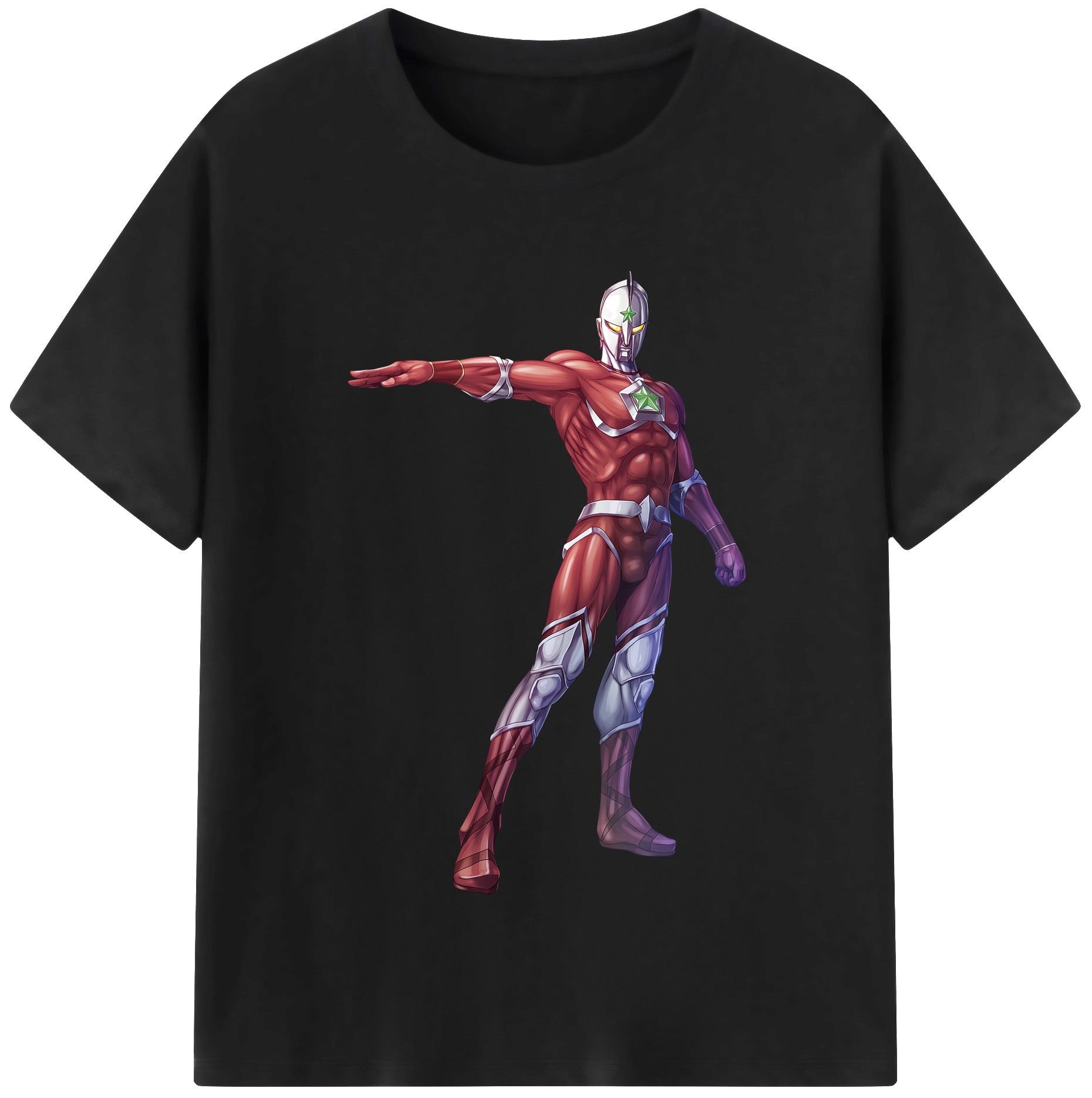 （画像用） ウルトラマン Ultraman 綿100％半袖Tシャツ（フロントプリント）