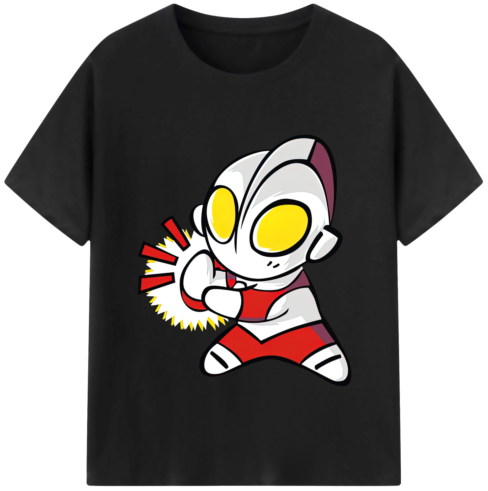 （画像用） ウルトラマン Ultraman 綿100％半袖Tシャツ（フロントプリント）