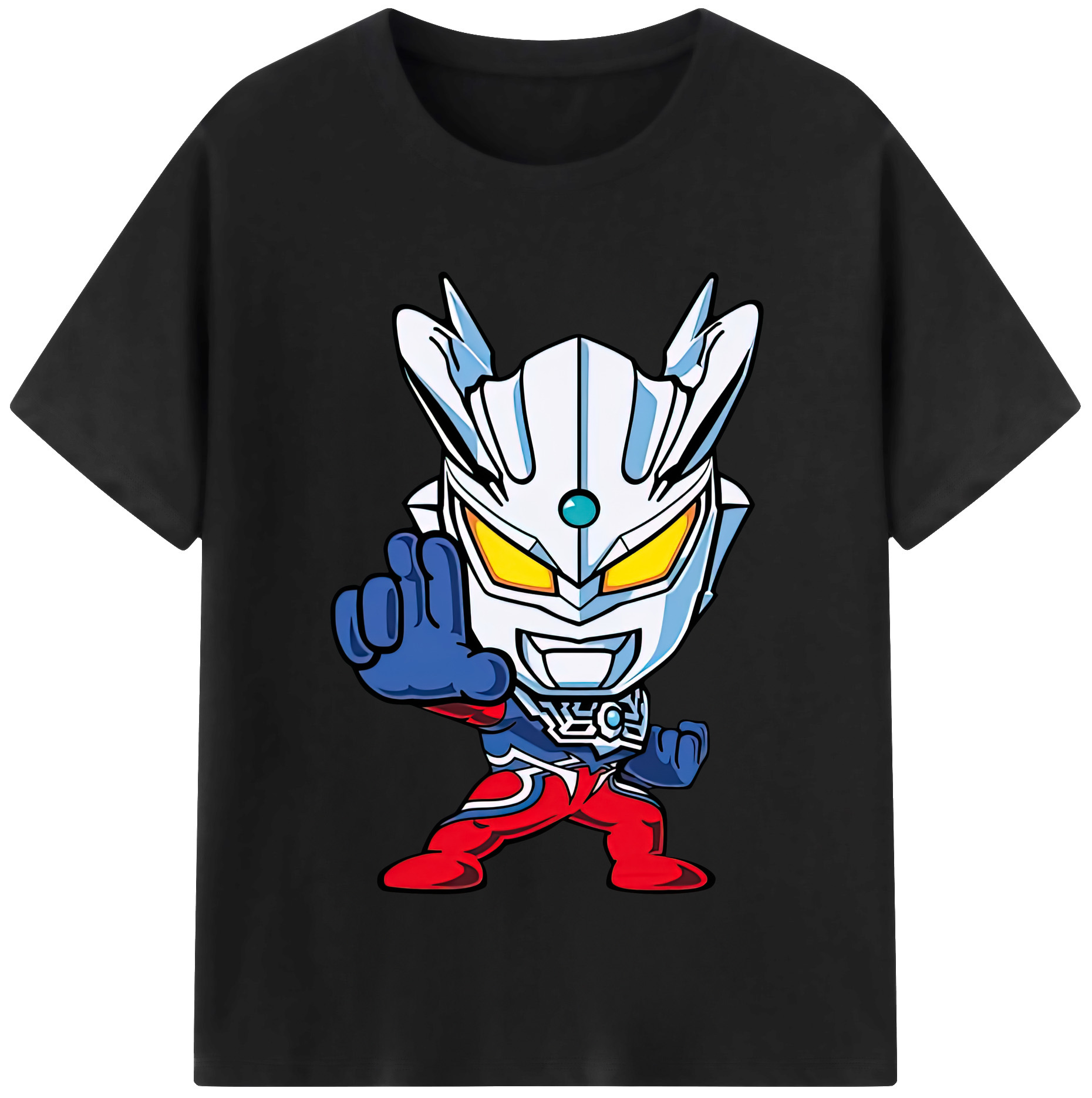 （画像用） ウルトラマン Ultraman 綿100％半袖Tシャツ（フロントプリント）