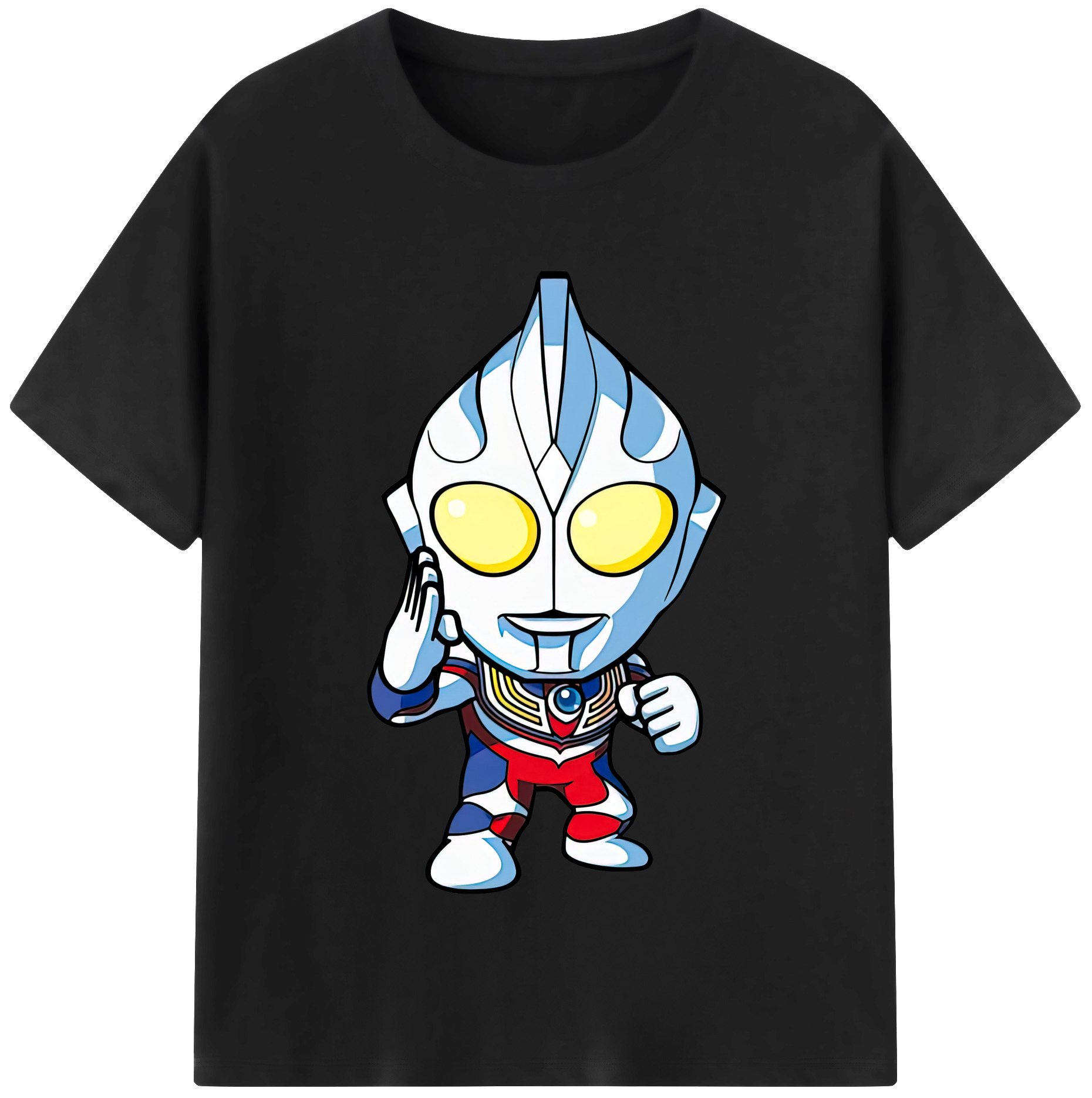 （画像用） ウルトラマン Ultraman 綿100％半袖Tシャツ（フロントプリント）