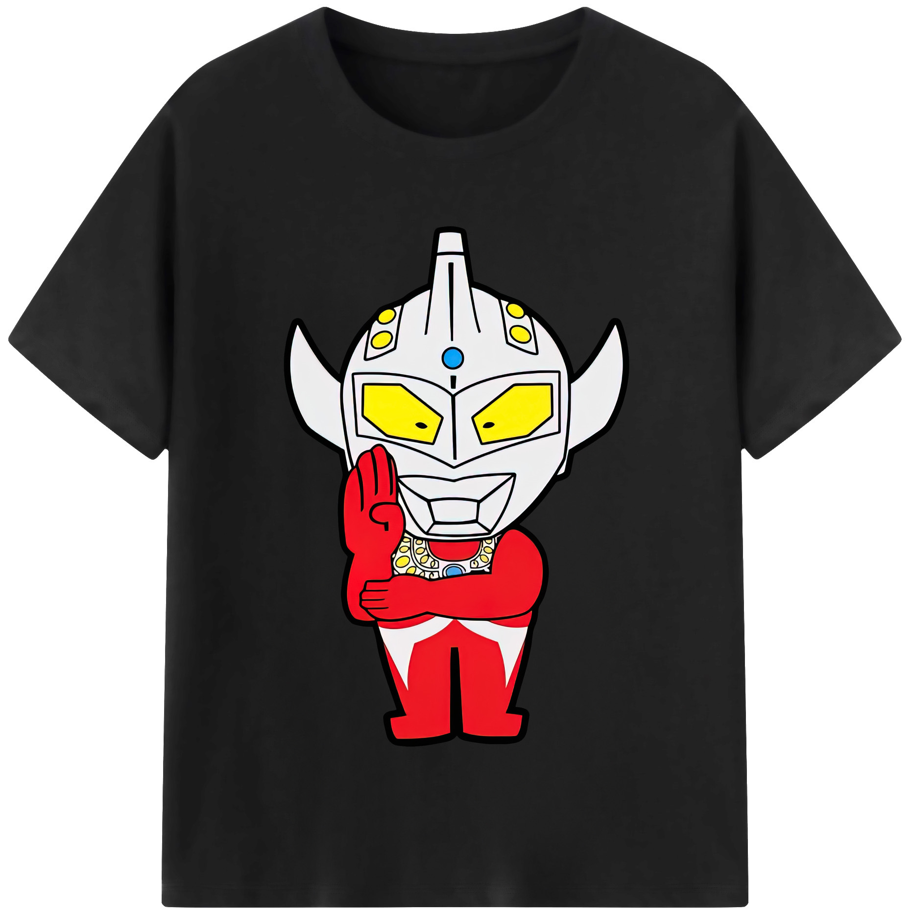（画像用） ウルトラマン Ultraman 綿100％半袖Tシャツ（フロントプリント）