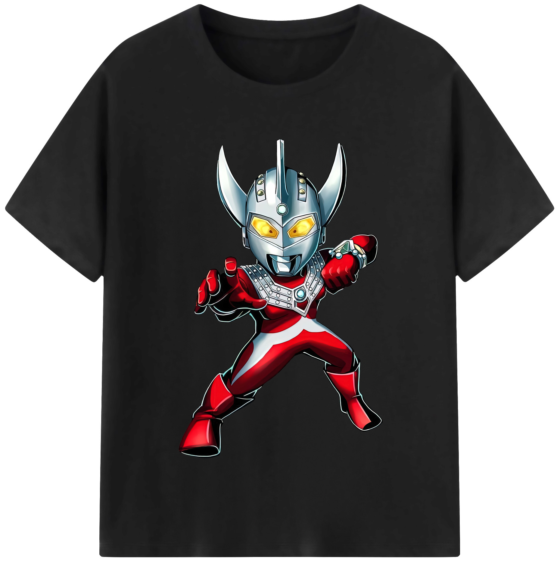 （画像用） ウルトラマン Ultraman 綿100％半袖Tシャツ（フロントプリント）