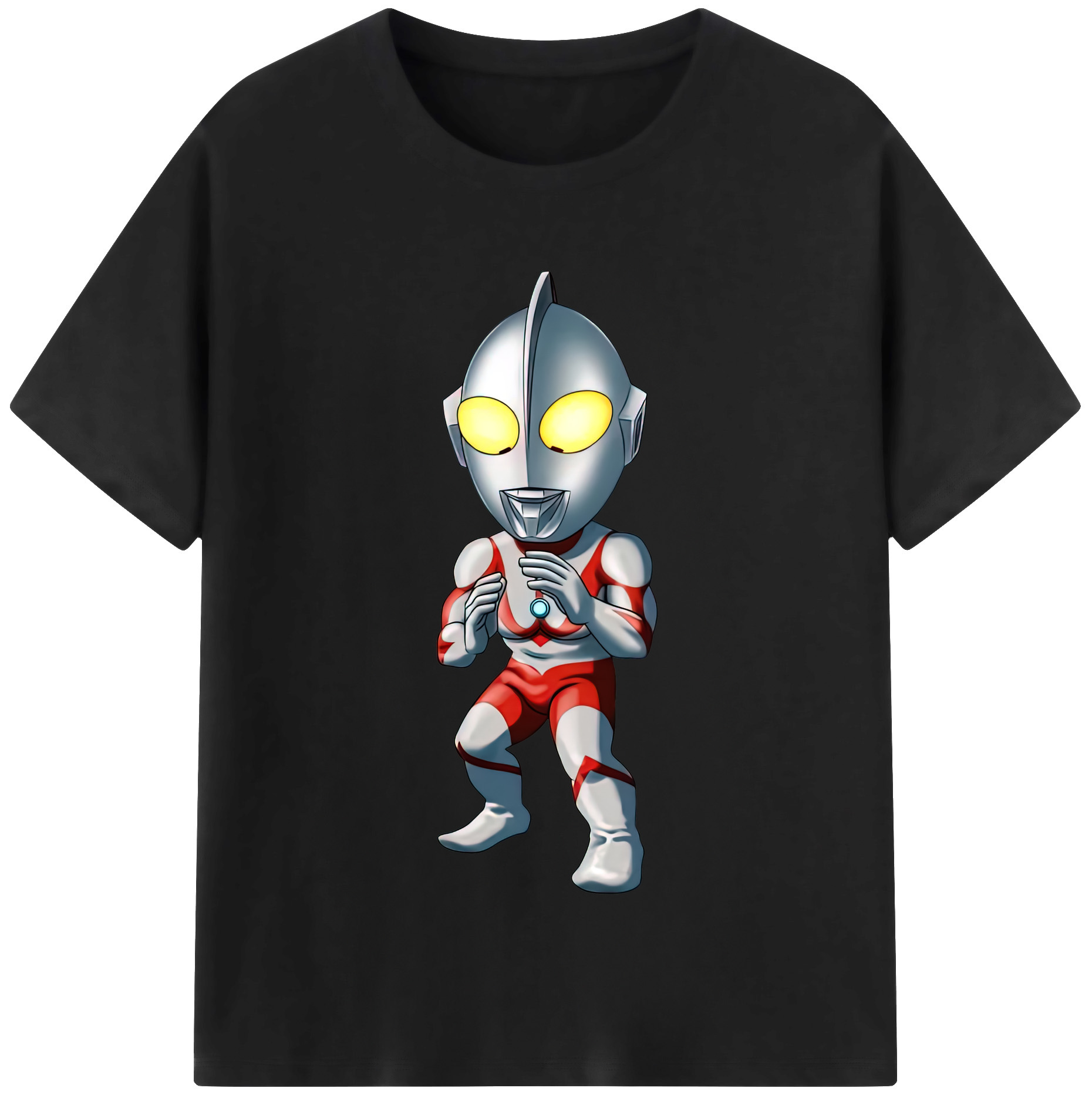 （画像用） ウルトラマン Ultraman 綿100％半袖Tシャツ（フロントプリント）