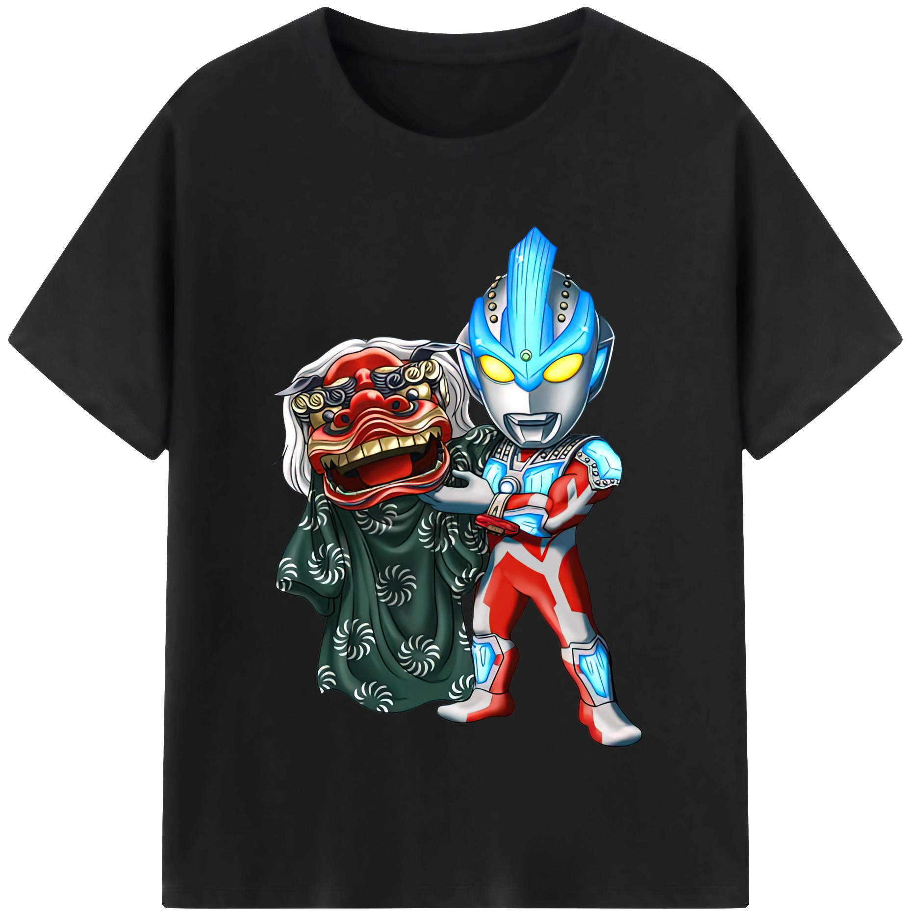 （画像用） ウルトラマン Ultraman 綿100％半袖Tシャツ（フロントプリント）
