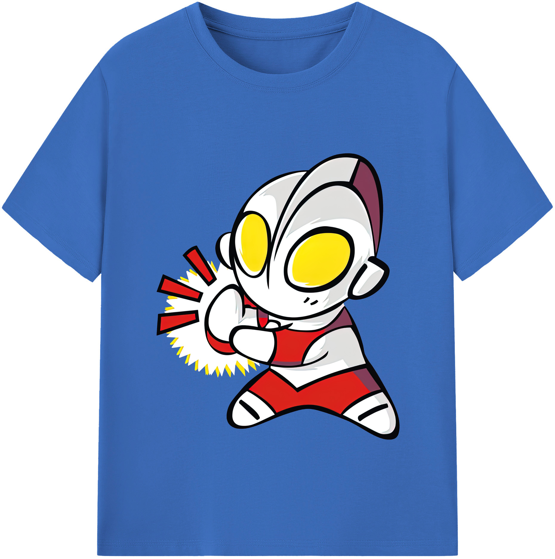 （画像用） ウルトラマン Ultraman 綿100％半袖Tシャツ（フロントプリント）