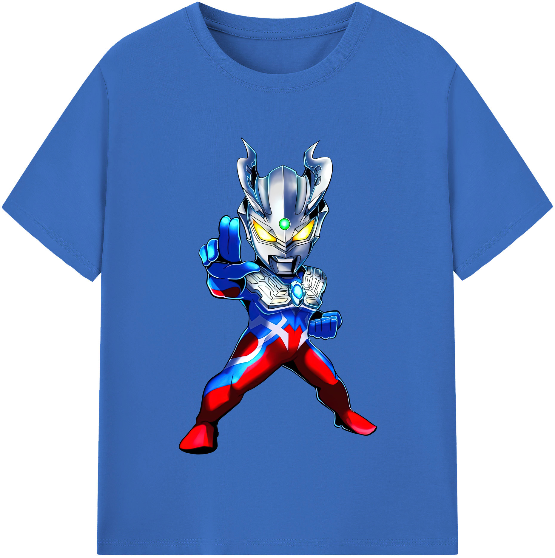 （画像用） ウルトラマン Ultraman 綿100％半袖Tシャツ（フロントプリント）
