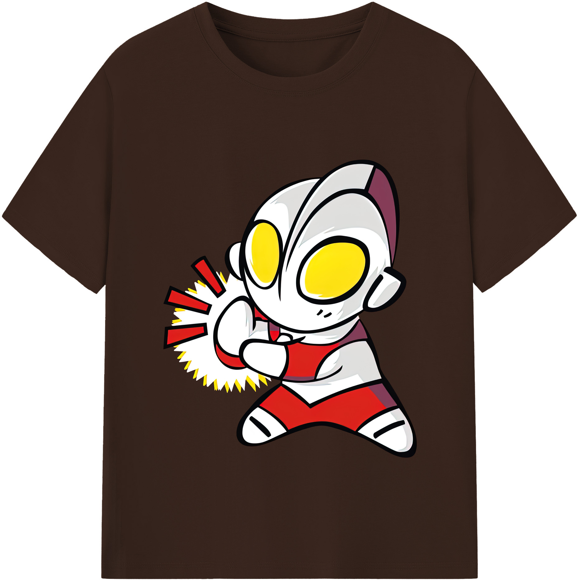 （画像用） ウルトラマン Ultraman 綿100％半袖Tシャツ（フロントプリント）