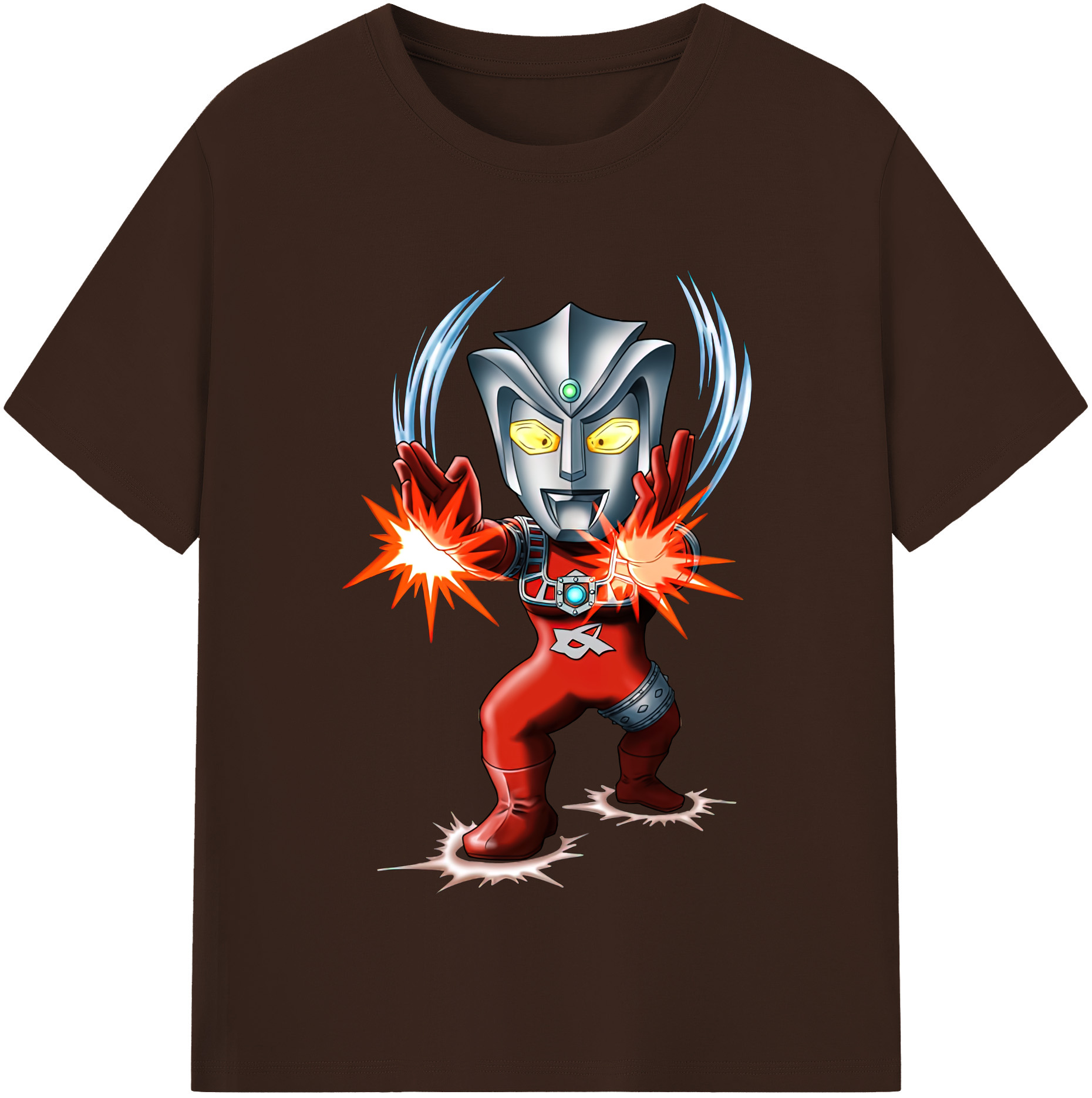 （画像用） ウルトラマン Ultraman 綿100％半袖Tシャツ（フロントプリント）