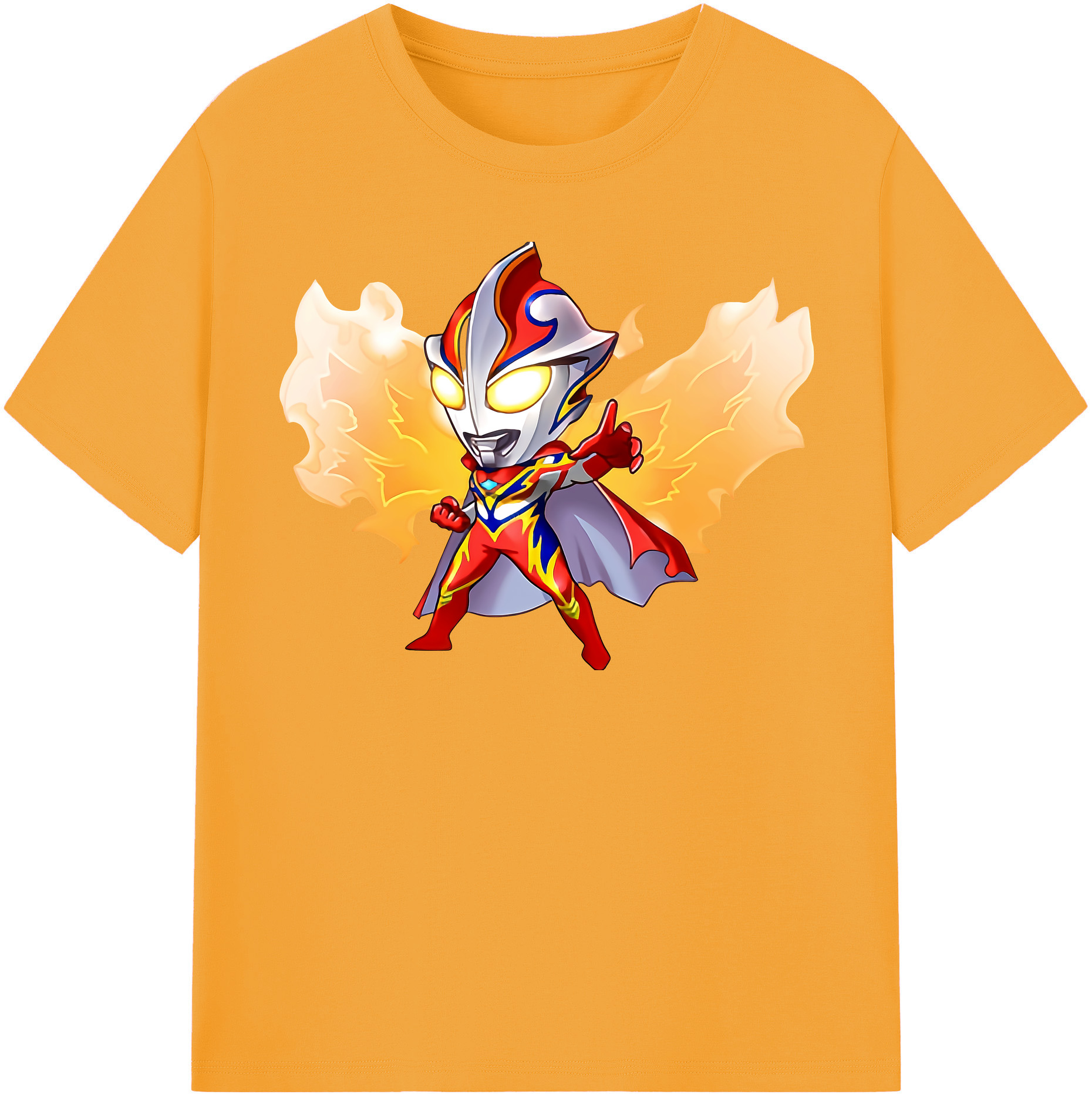 （画像用） ウルトラマン Ultraman 綿100％半袖Tシャツ（フロントプリント）