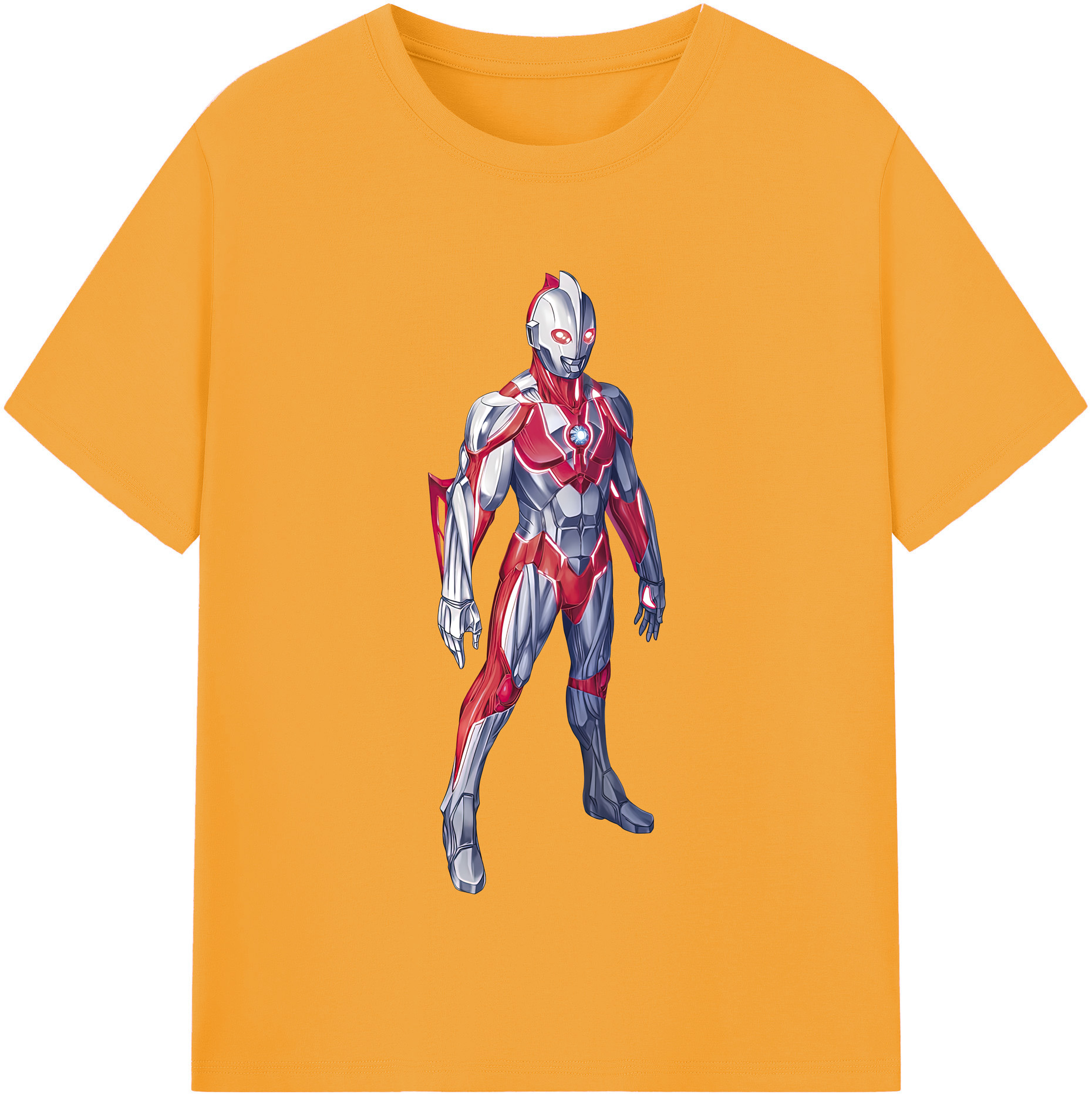 （画像用） ウルトラマン Ultraman 綿100％半袖Tシャツ（フロントプリント）