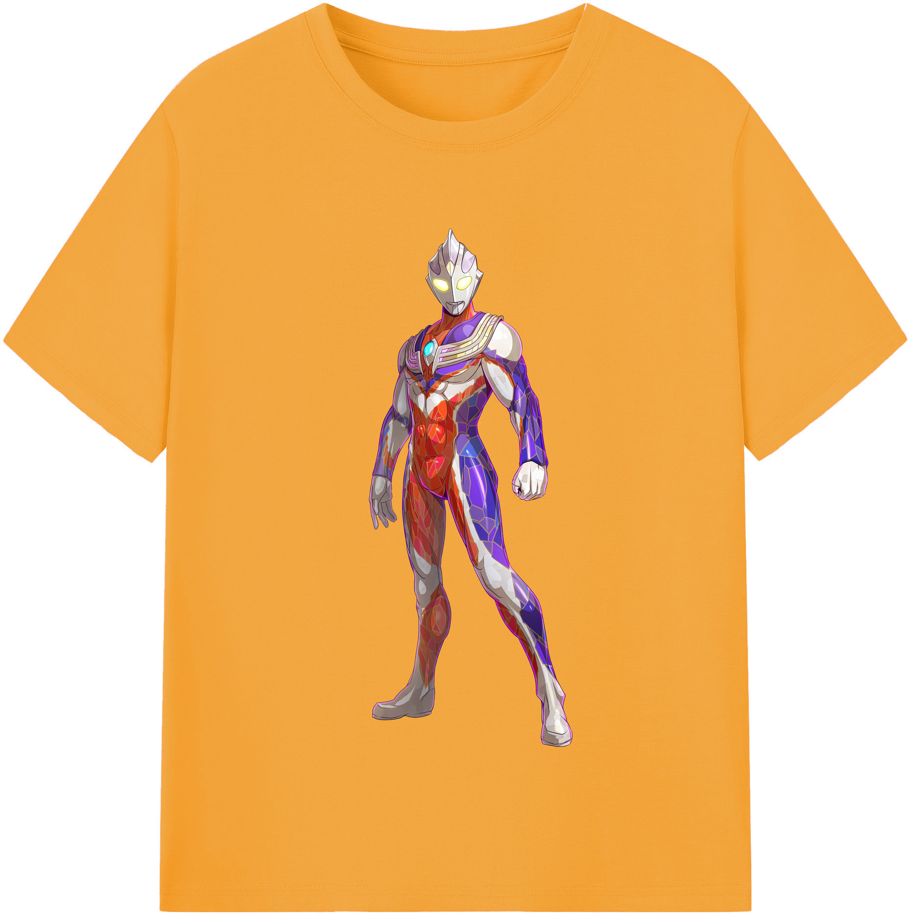 （画像用） ウルトラマン Ultraman 綿100％半袖Tシャツ（フロントプリント）