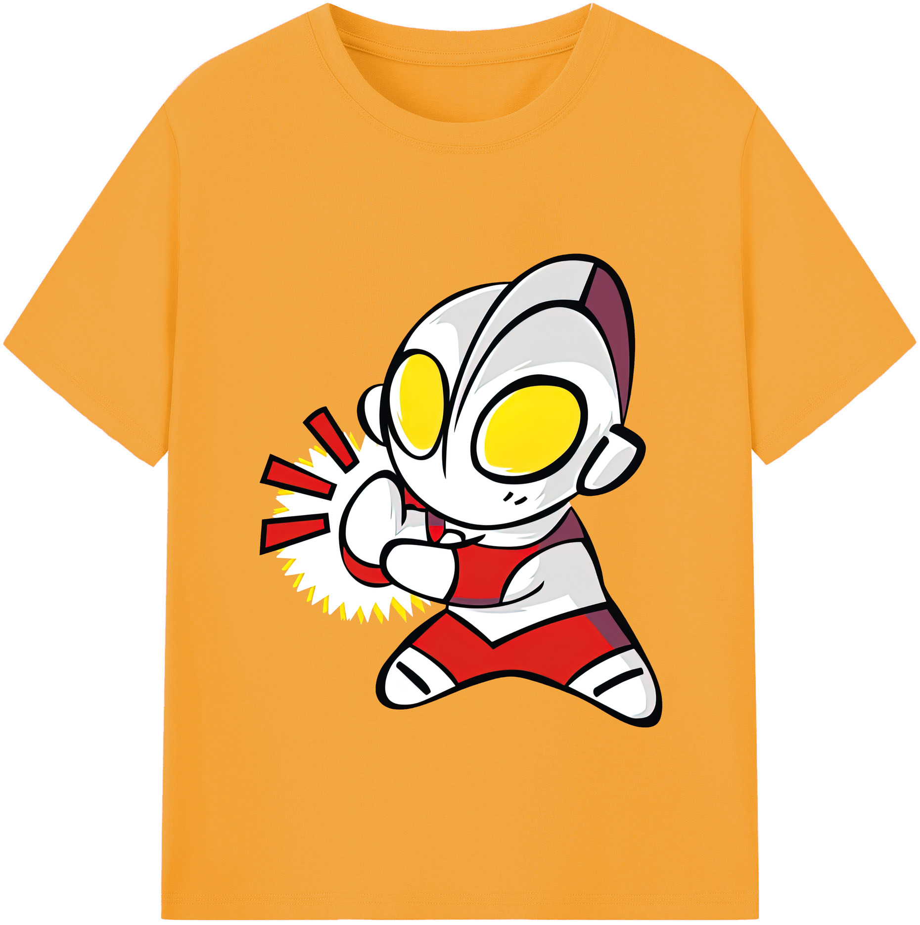 （画像用） ウルトラマン Ultraman 綿100％半袖Tシャツ（フロントプリント）