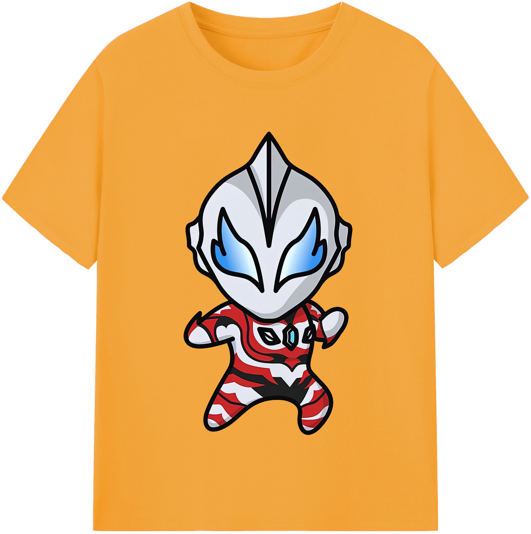 （画像用） ウルトラマン Ultraman 綿100％半袖Tシャツ（フロントプリント）