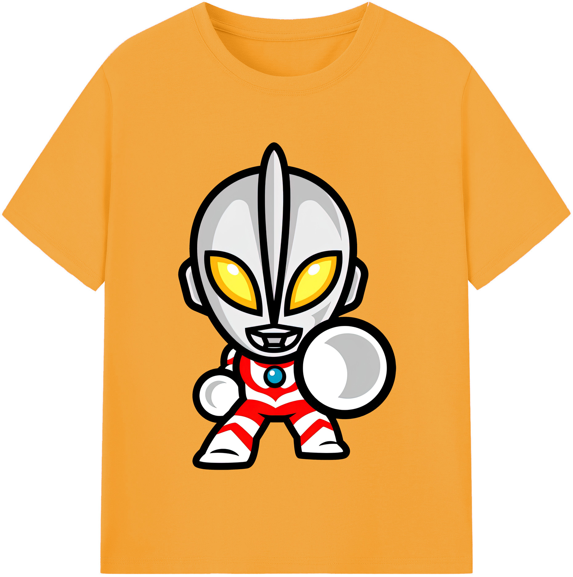 （画像用） ウルトラマン Ultraman 綿100％半袖Tシャツ（フロントプリント）