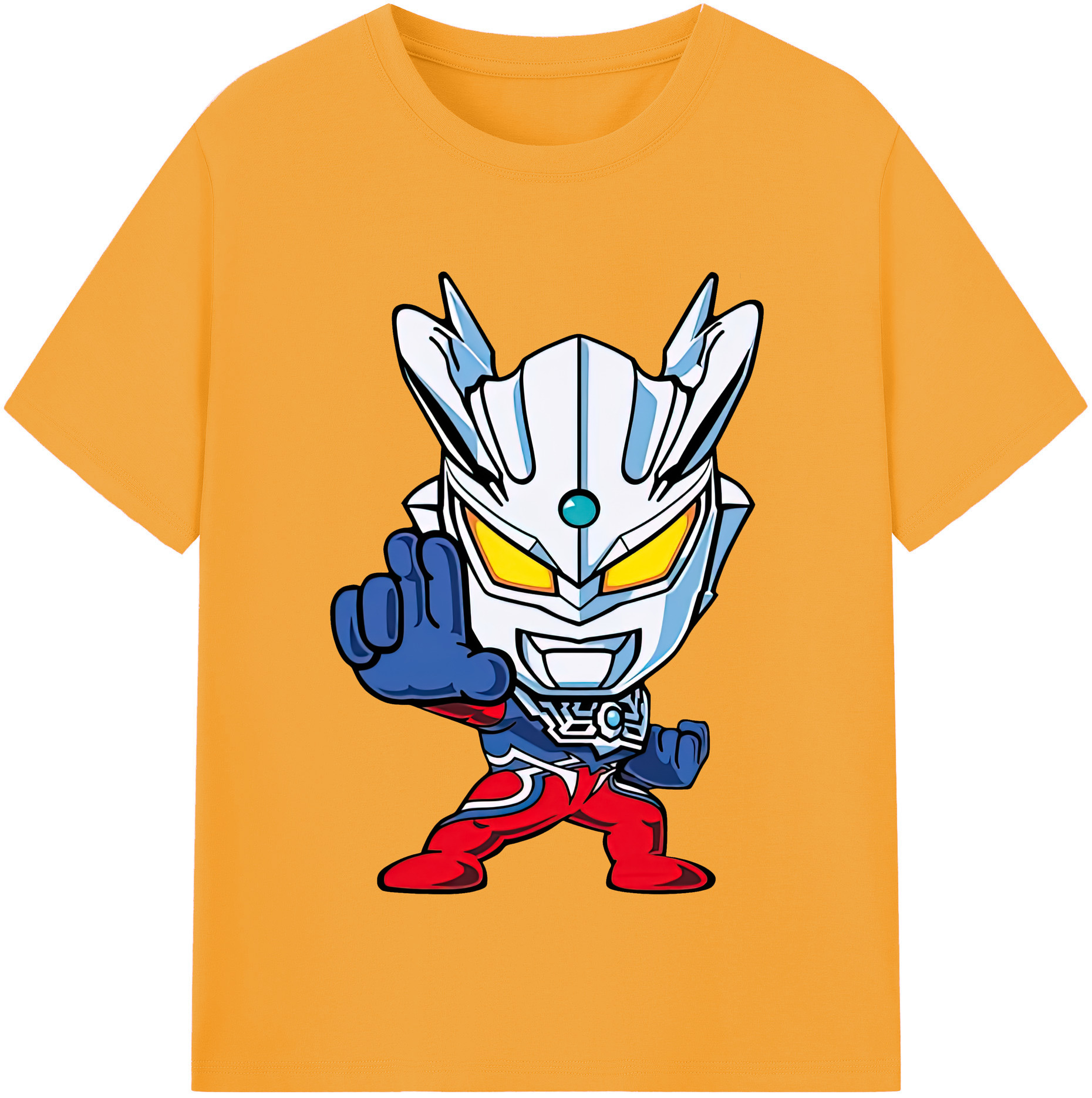 （画像用） ウルトラマン Ultraman 綿100％半袖Tシャツ（フロントプリント）