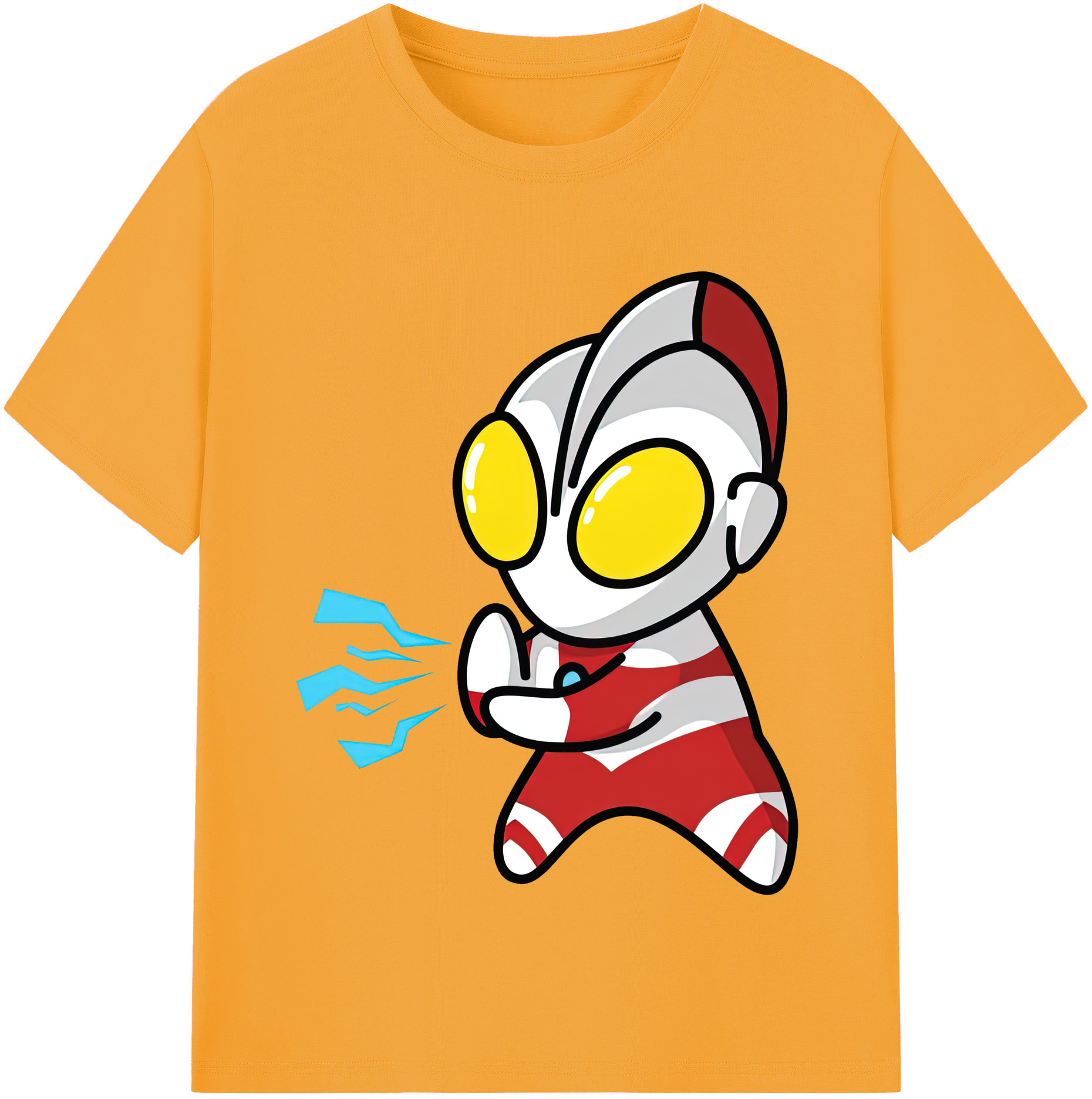 （画像用） ウルトラマン Ultraman 綿100％半袖Tシャツ（フロントプリント）
