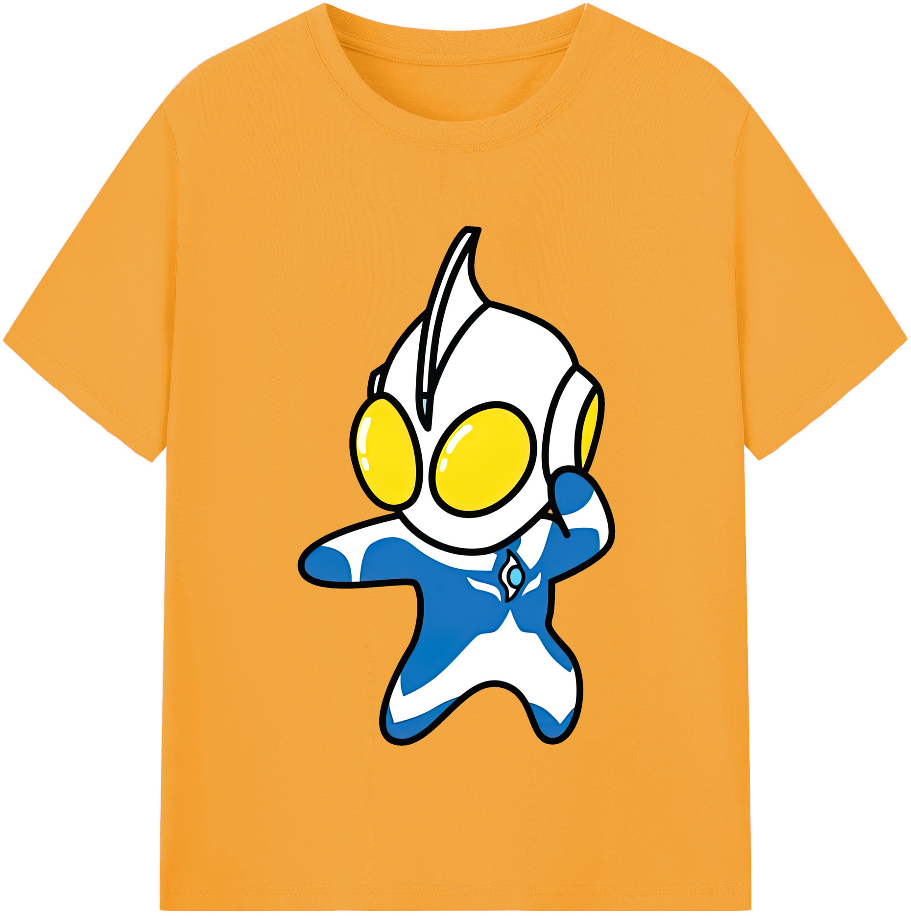 （画像用） ウルトラマン Ultraman 綿100％半袖Tシャツ（フロントプリント）