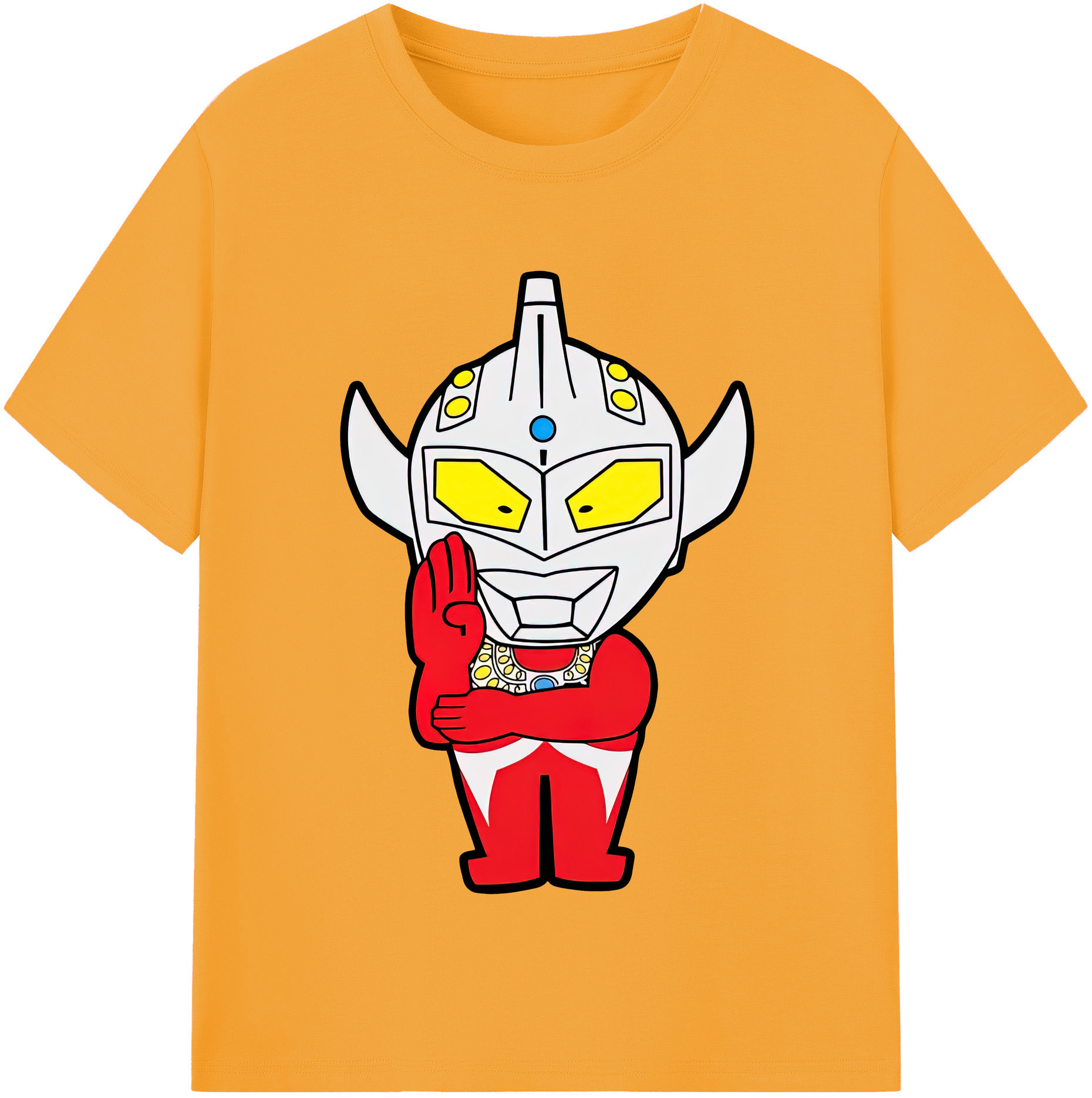 （画像用） ウルトラマン Ultraman 綿100％半袖Tシャツ（フロントプリント）