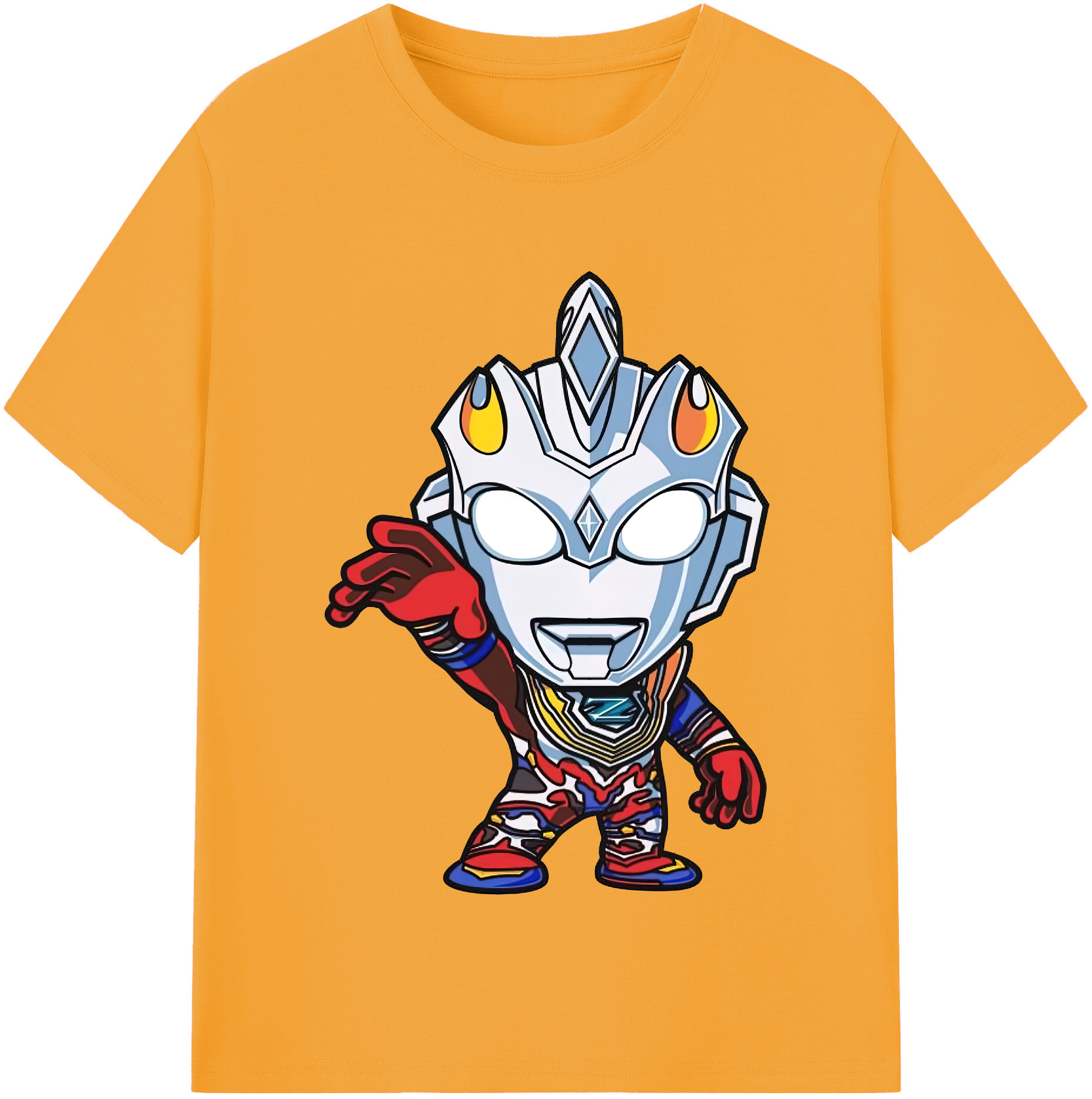 （画像用） ウルトラマン Ultraman 綿100％半袖Tシャツ（フロントプリント）