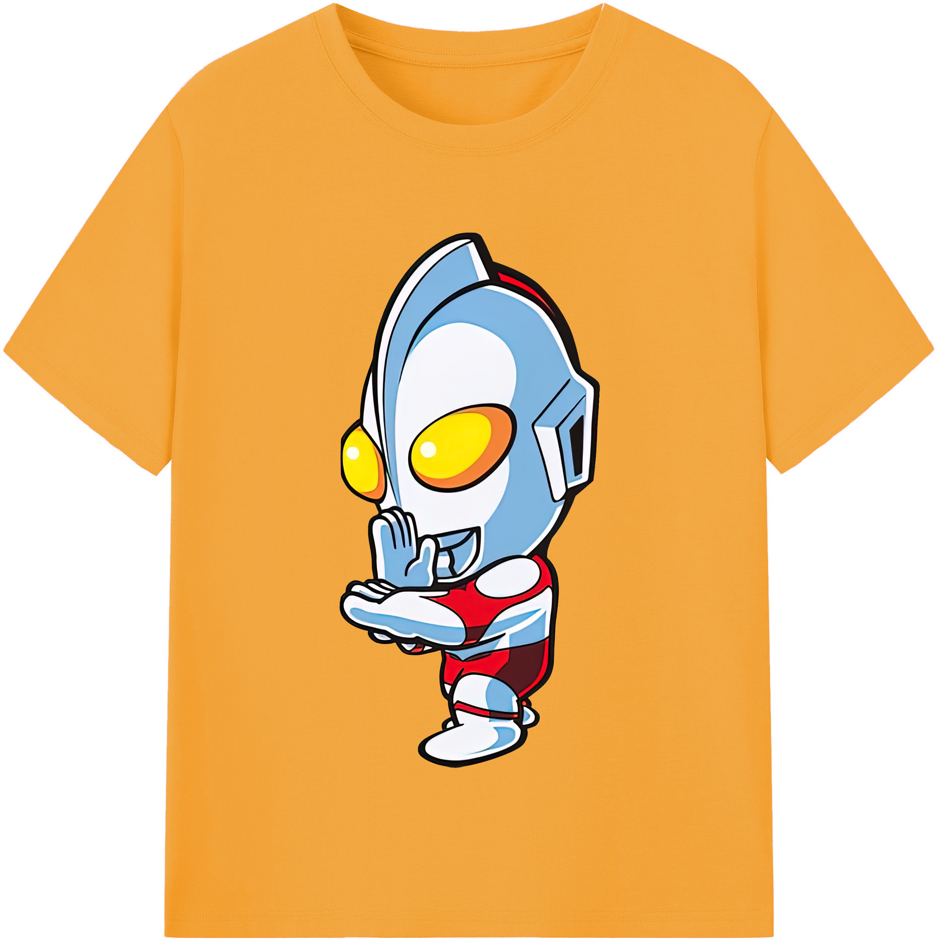 （画像用） ウルトラマン Ultraman 綿100％半袖Tシャツ（フロントプリント）
