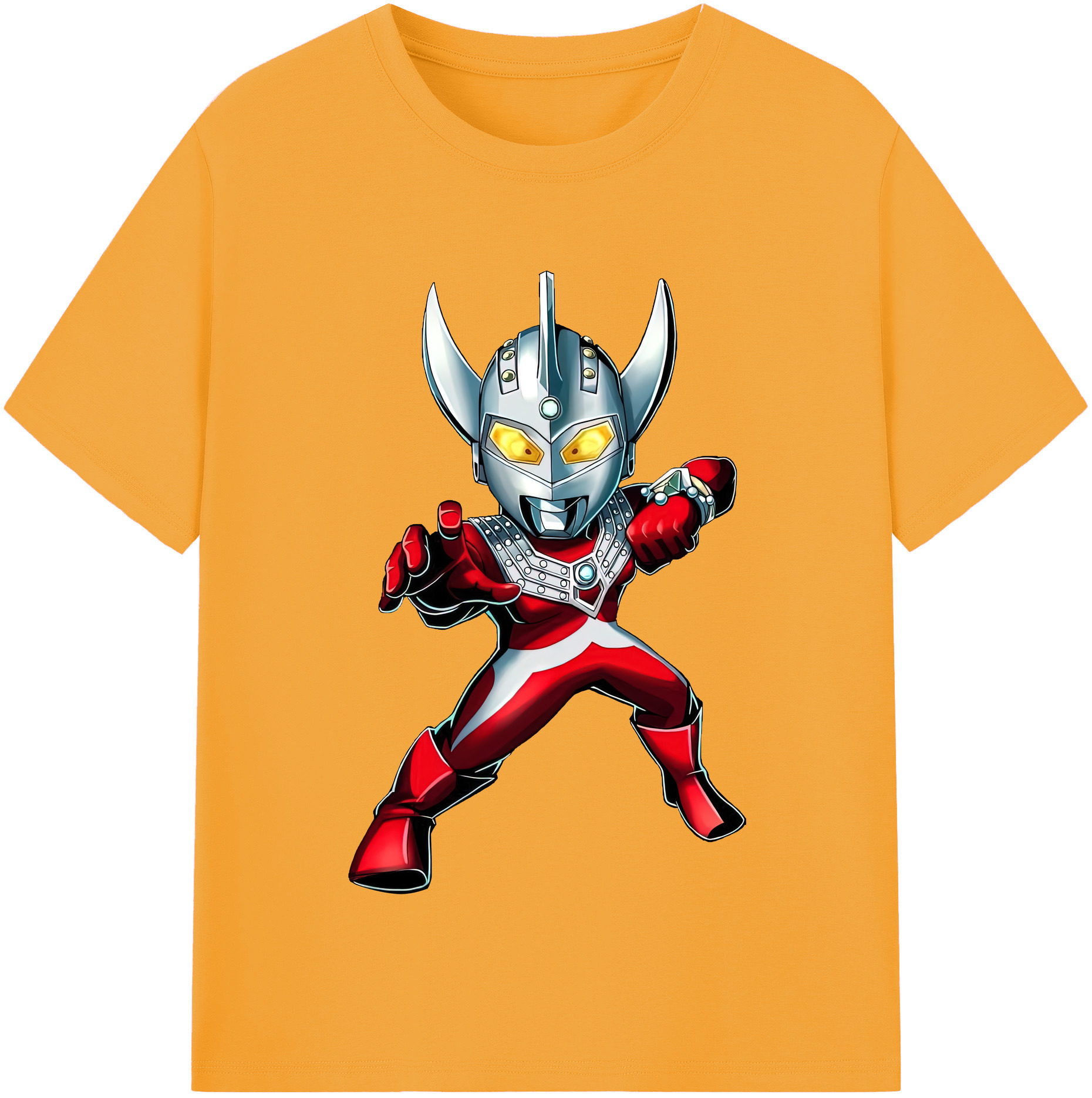 （画像用） ウルトラマン Ultraman 綿100％半袖Tシャツ（フロントプリント）