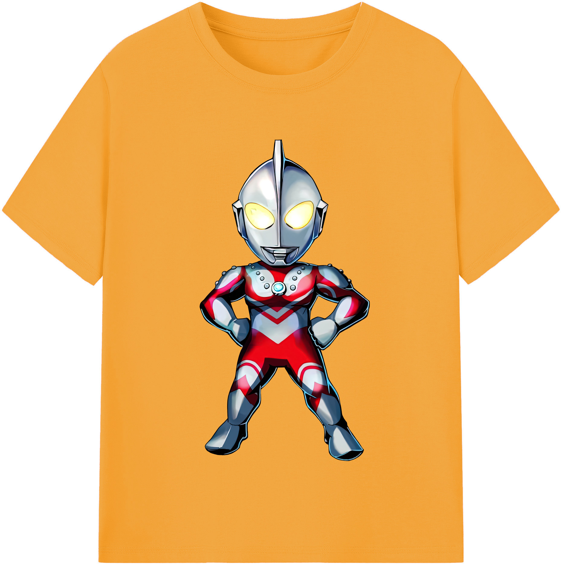 （画像用） ウルトラマン Ultraman 綿100％半袖Tシャツ（フロントプリント）