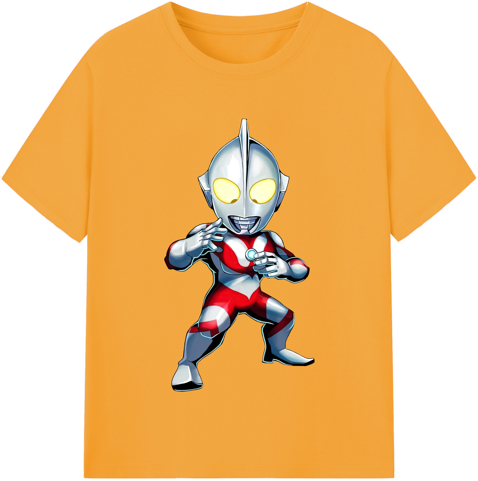 （画像用） ウルトラマン Ultraman 綿100％半袖Tシャツ（フロントプリント）